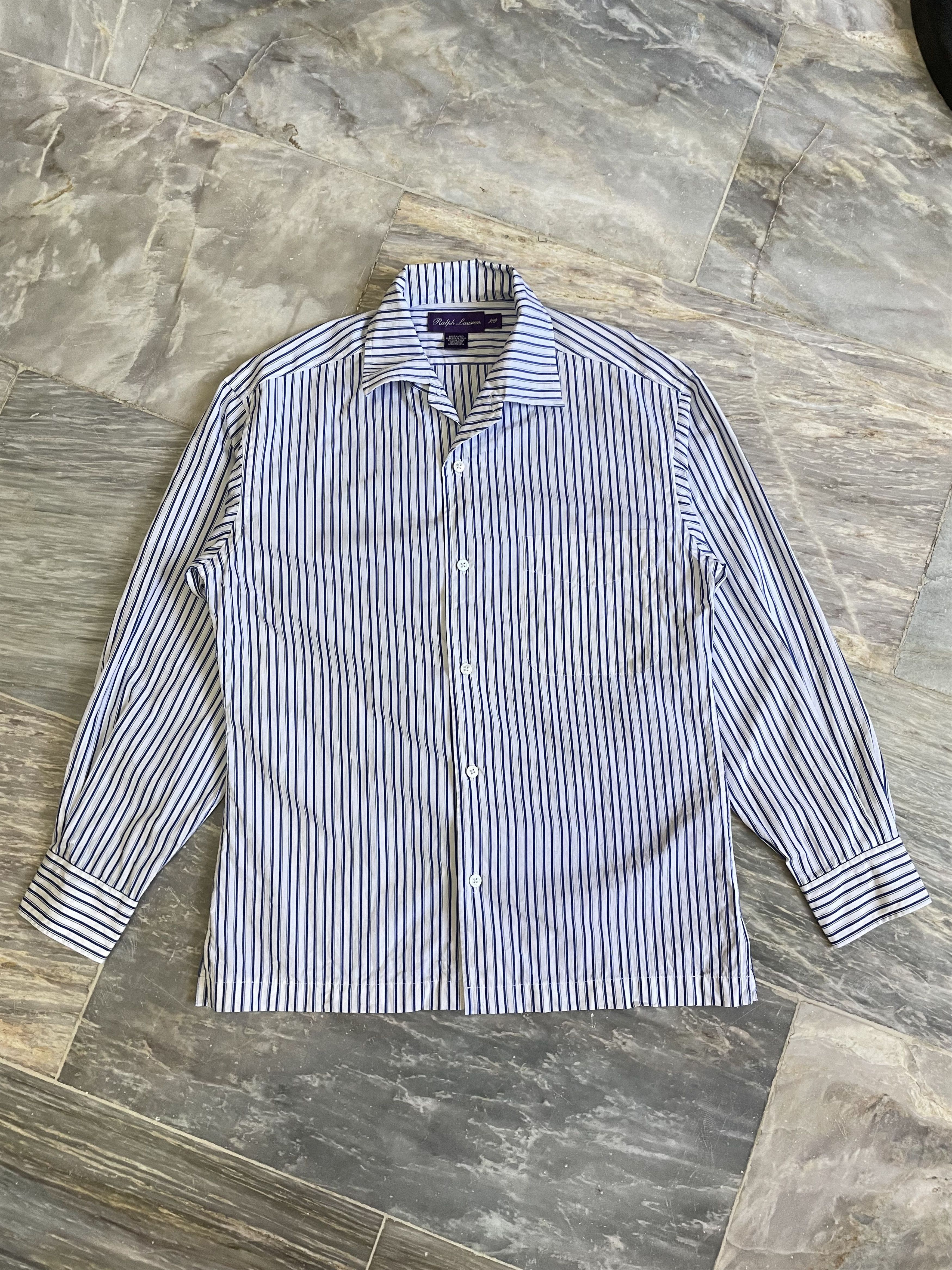 RL Purple Label - Striped Longsleeve Button Ups Shirt