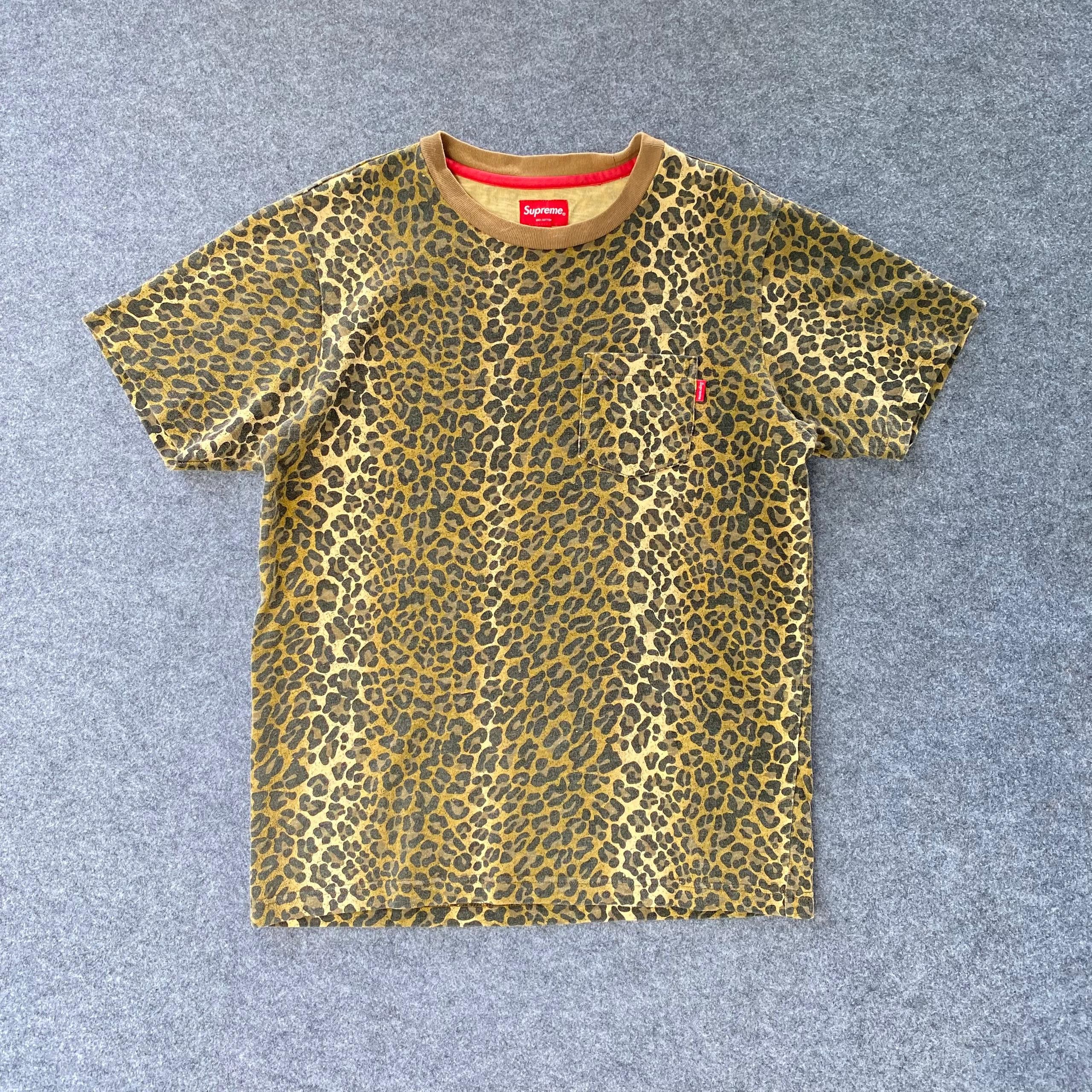 Vintage Supreme Tiger Stripe Single Pocket Tshirt