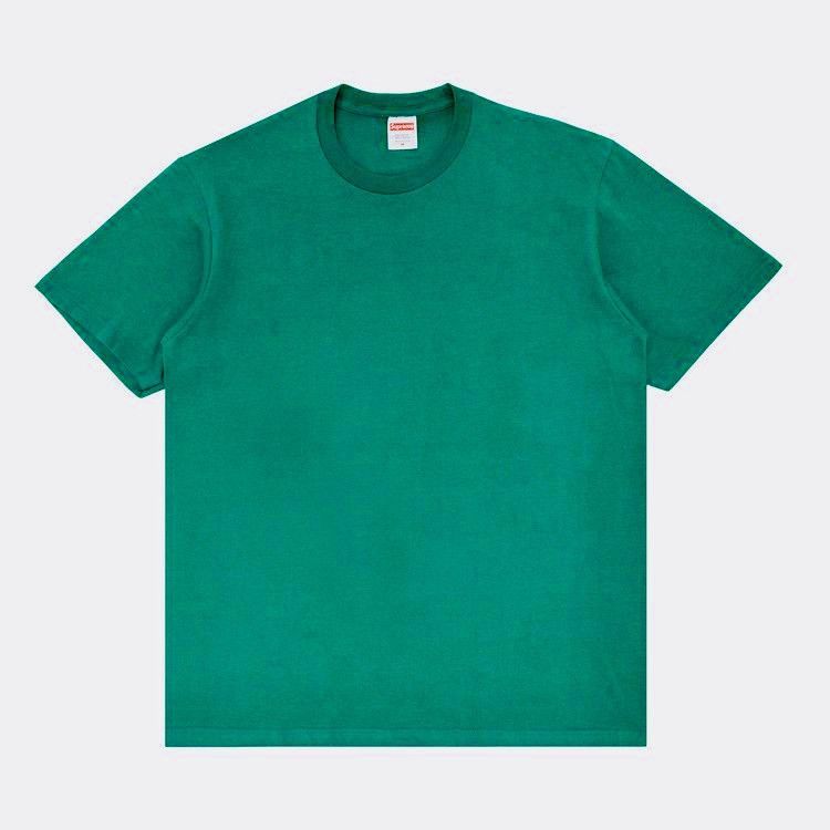 Supreme Supreme Blank Tee Size M GREEN Size US M / EU 48-50 / 2 - 2 Thumbnail