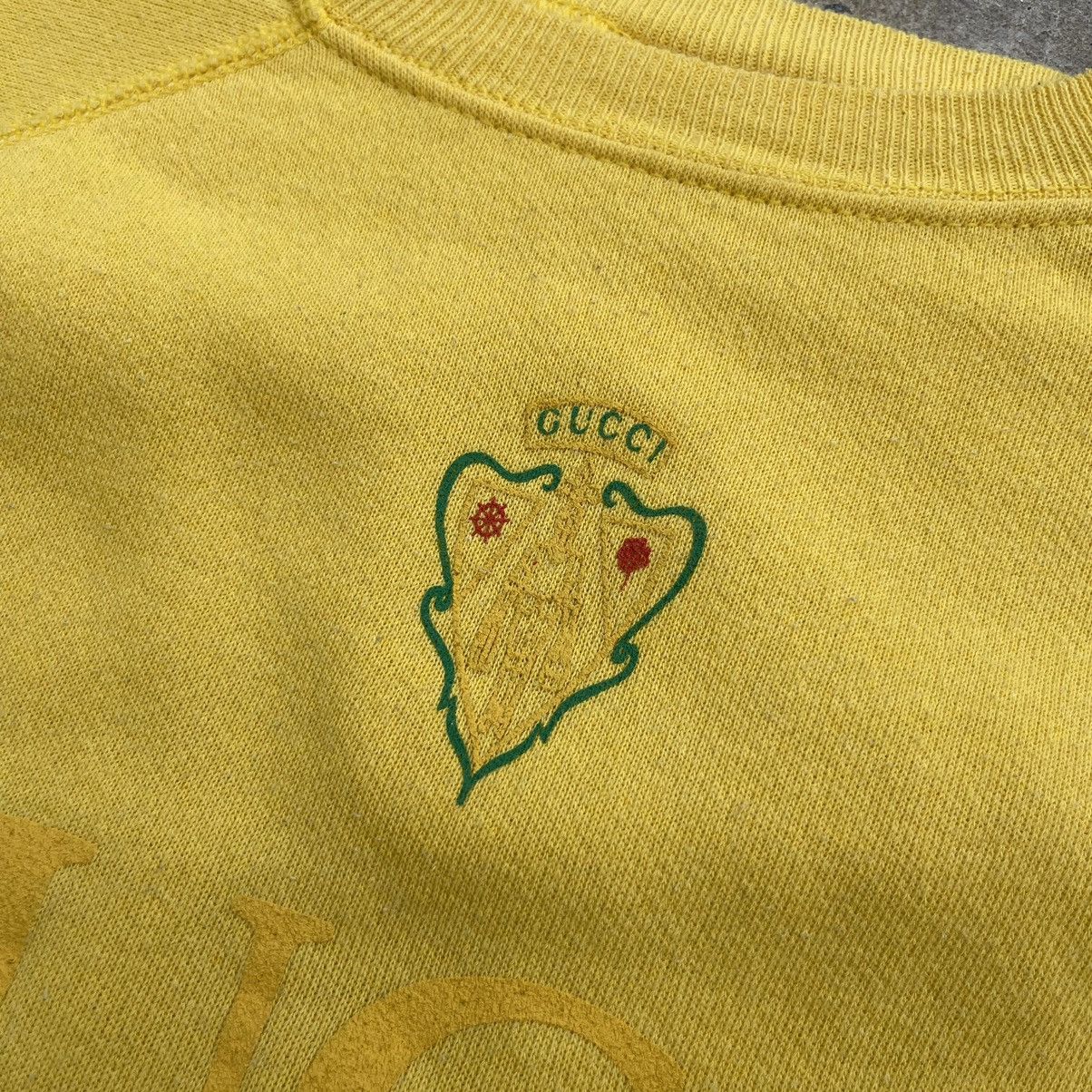 Vintage Vintage 90s GUCCI Raglan Crewneck Sweatshirt Size US L / EU 52-54 / 3 - 5 Thumbnail