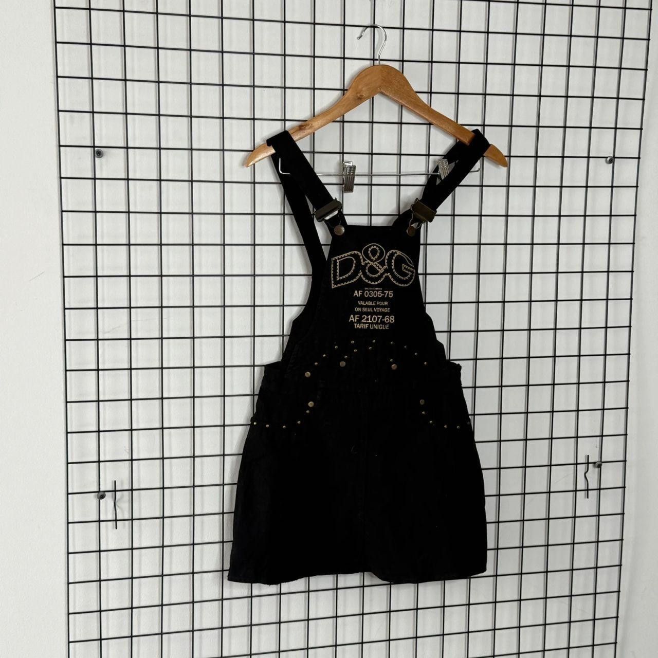 Dolce & Gabbana Dolce and Gabbana Short Skirt Black 2000s Embroidered Size M / US 6-8 / IT 42-44 - 3 Thumbnail