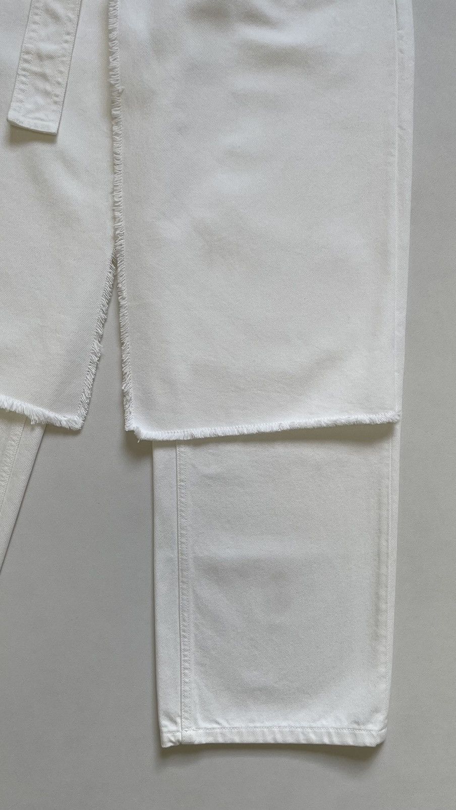 Dries Van Noten Wide Leg Double Layer ‘Skirt’ Denim Jeans Size US 32 / EU 48 - 13 Thumbnail