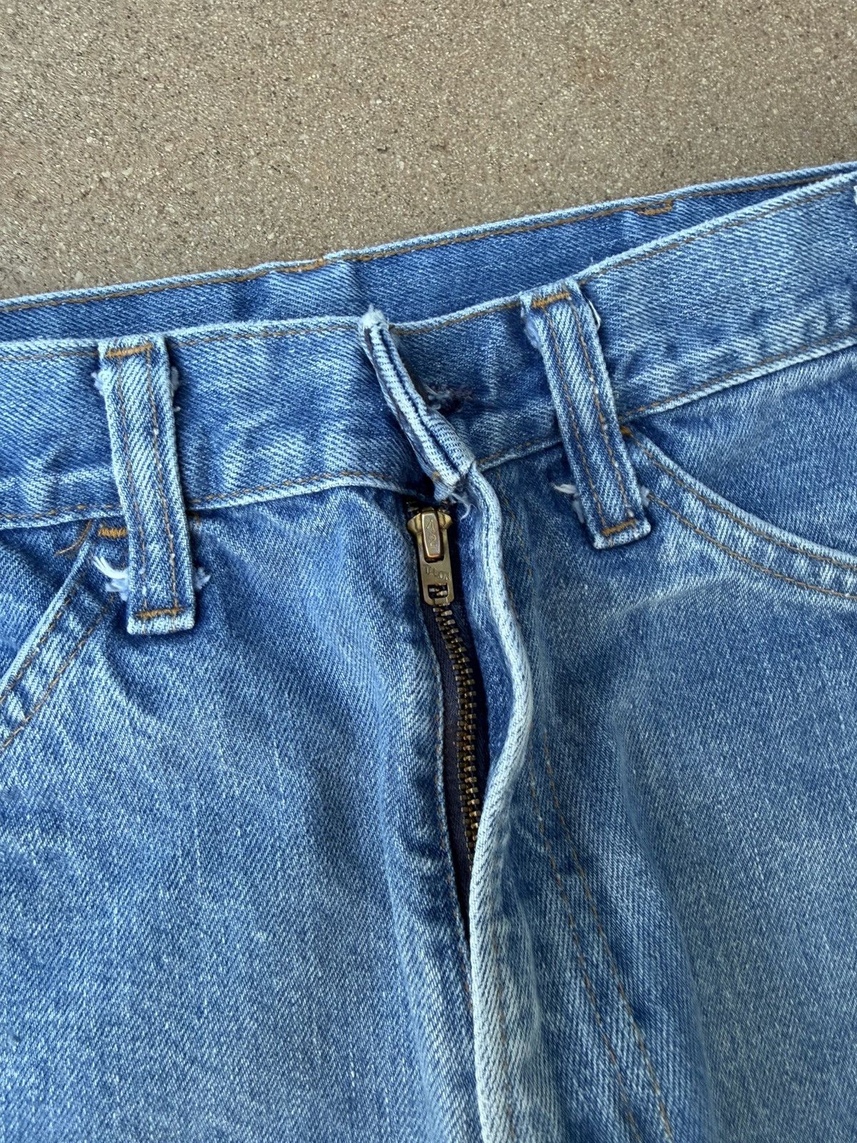 Levi's Vtg 70’s Levi’s 646 Orange Tab Bellbottom Flare Jeans 28x29 Size US 28 / EU 44 - 5 Thumbnail