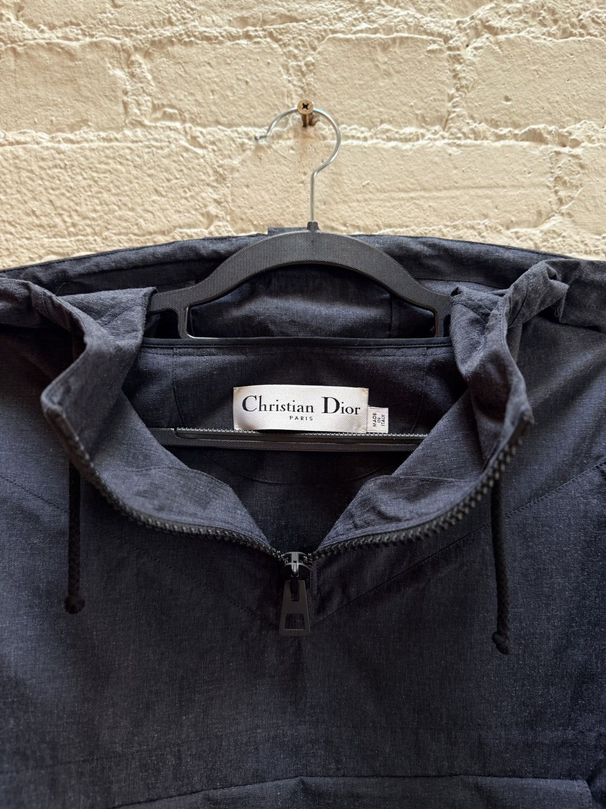 Dior FW19 Indigo Denim Anorak Jacket Size S / US 4 / IT 40 - 9 Thumbnail