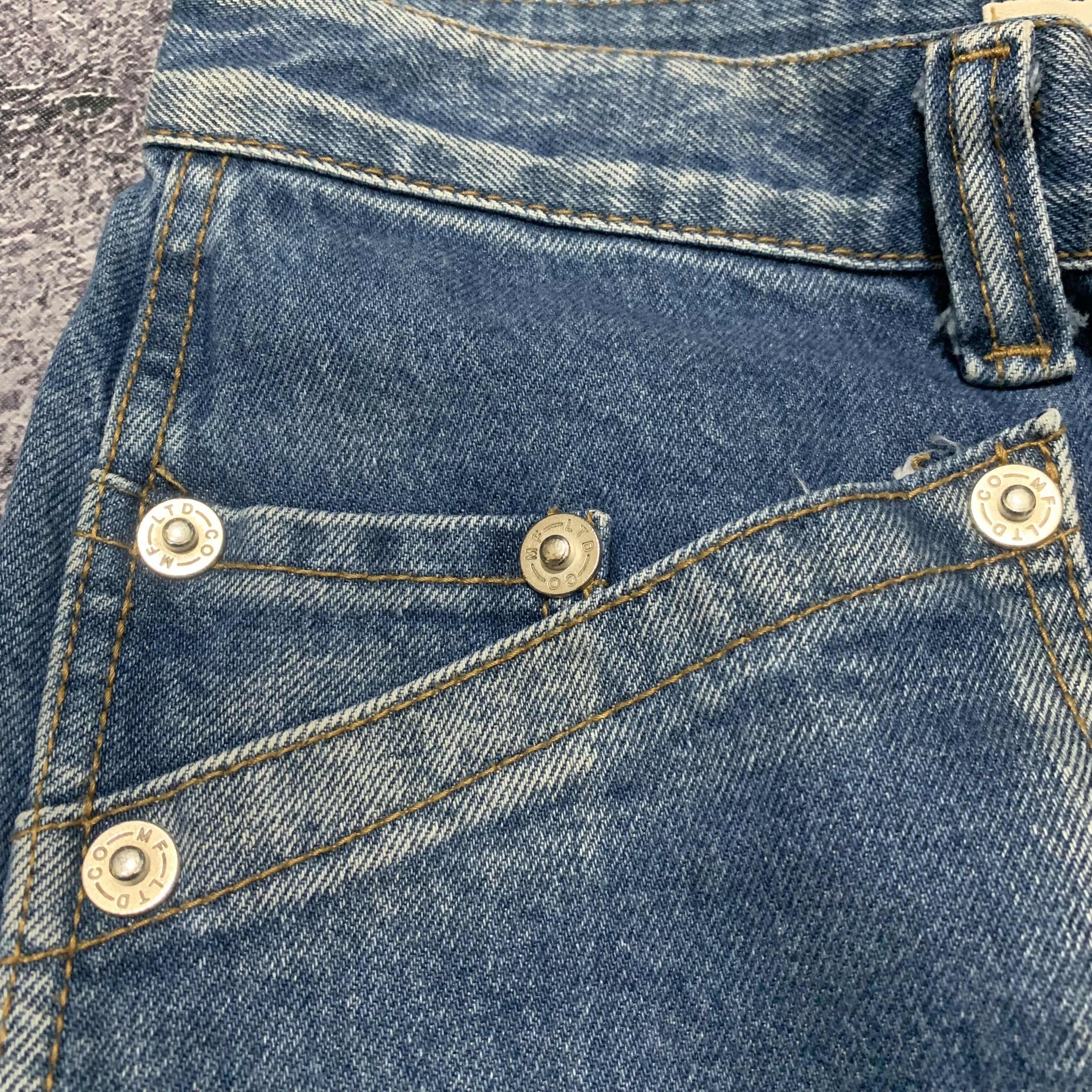 Japanese Brand 2000s Archive Ifsix Tactical Multipocket Wash Jeans Cargo Size US 29 - 6 Thumbnail