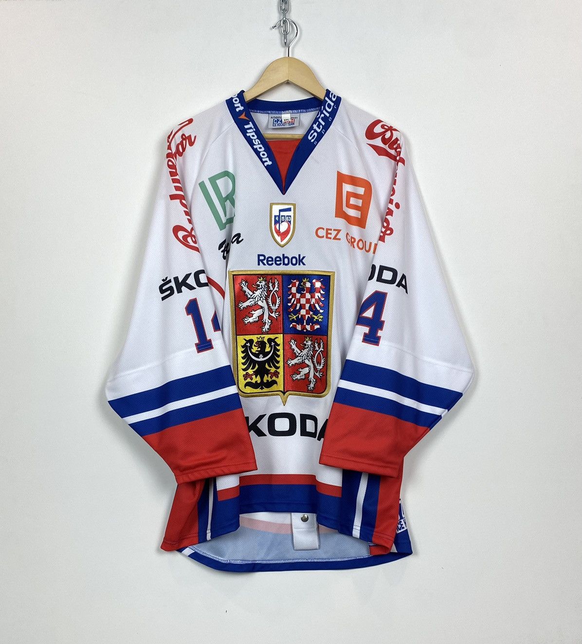 Reebok Czech Republic Jersey 2011-2012 Hockey Tour Reebok Shirt Size US XXL / EU 58 / 5 - 1 Thumbnail