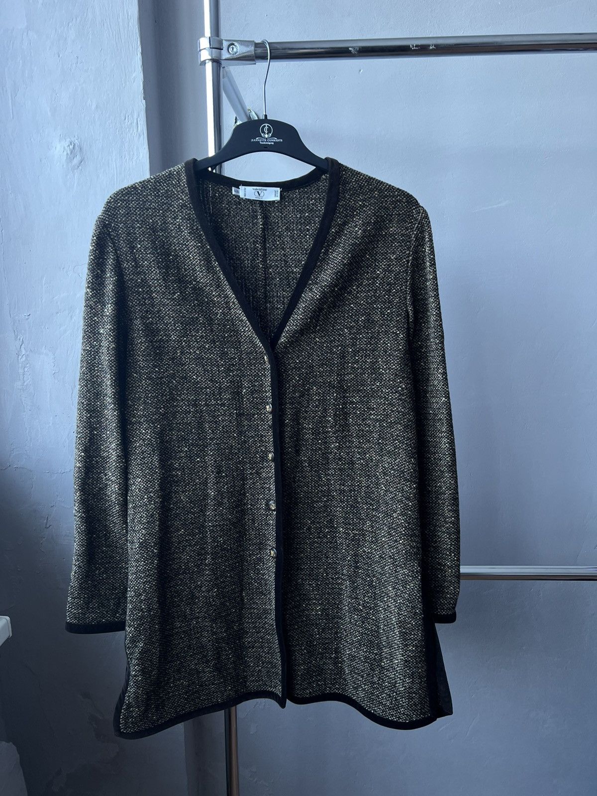 Valentino 80/90’S VALENTINO MISS V ITALY BUTTON ELEGANT CARDIGAN SZ 46 Size L / US 10 / IT 46 - 3 Thumbnail