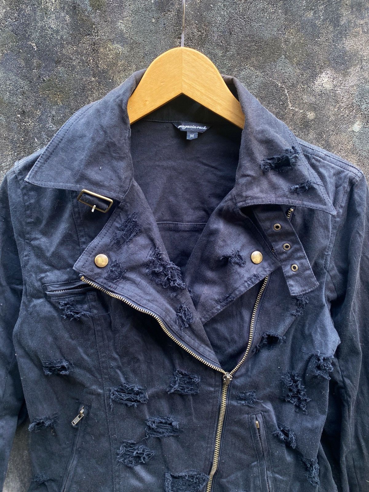14th Addiction × If Six Was Nine × Yasuyuki Ishii MagazinRack Distressed Punk Asymmetrical Ramones jacket Size US M / EU 48-50 / 2 - 4 Thumbnail