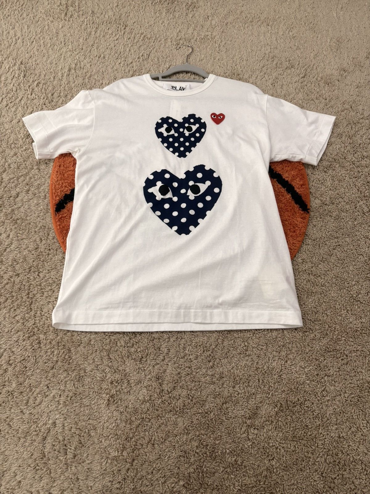 Comme des Garcons CDG Play x Polka Dot Alice in Wonderland Tee