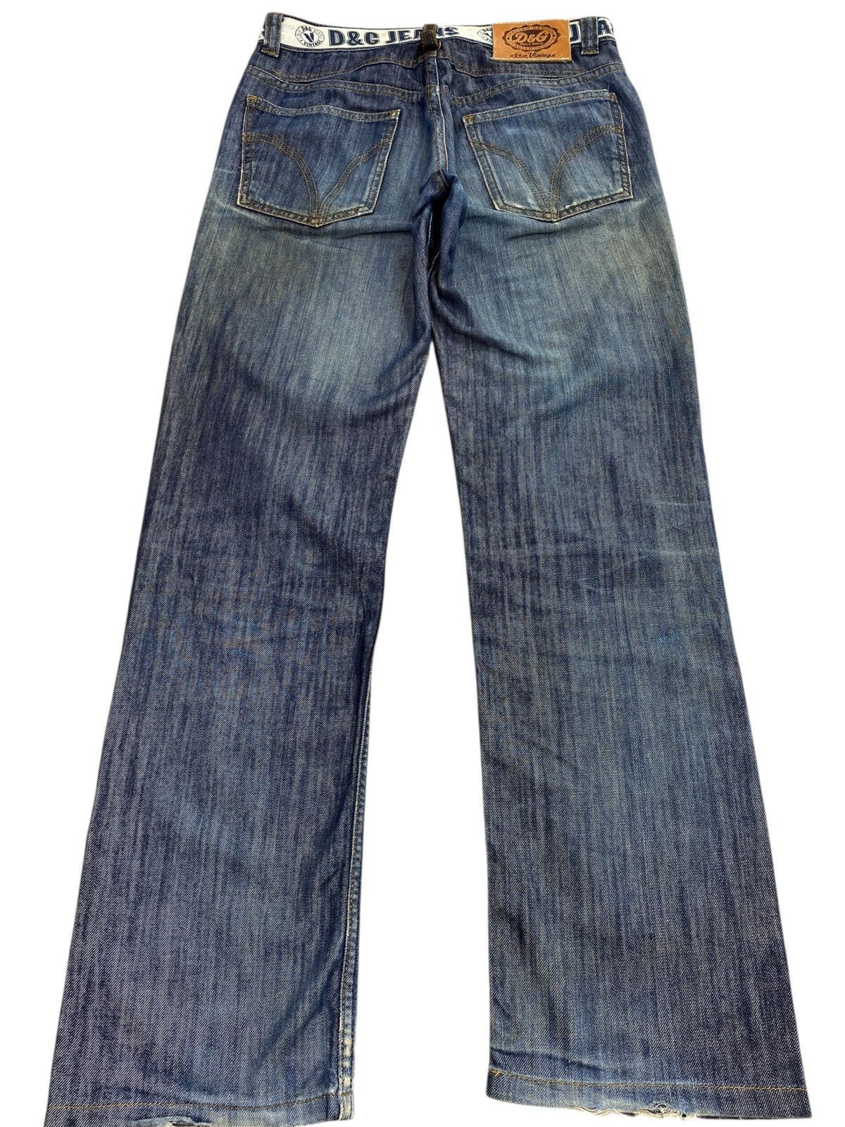 Dolce & Gabbana Vintage Dolce & Gabbana Whisker Ripped Denim Size US 30 / EU 46 - 5 Thumbnail