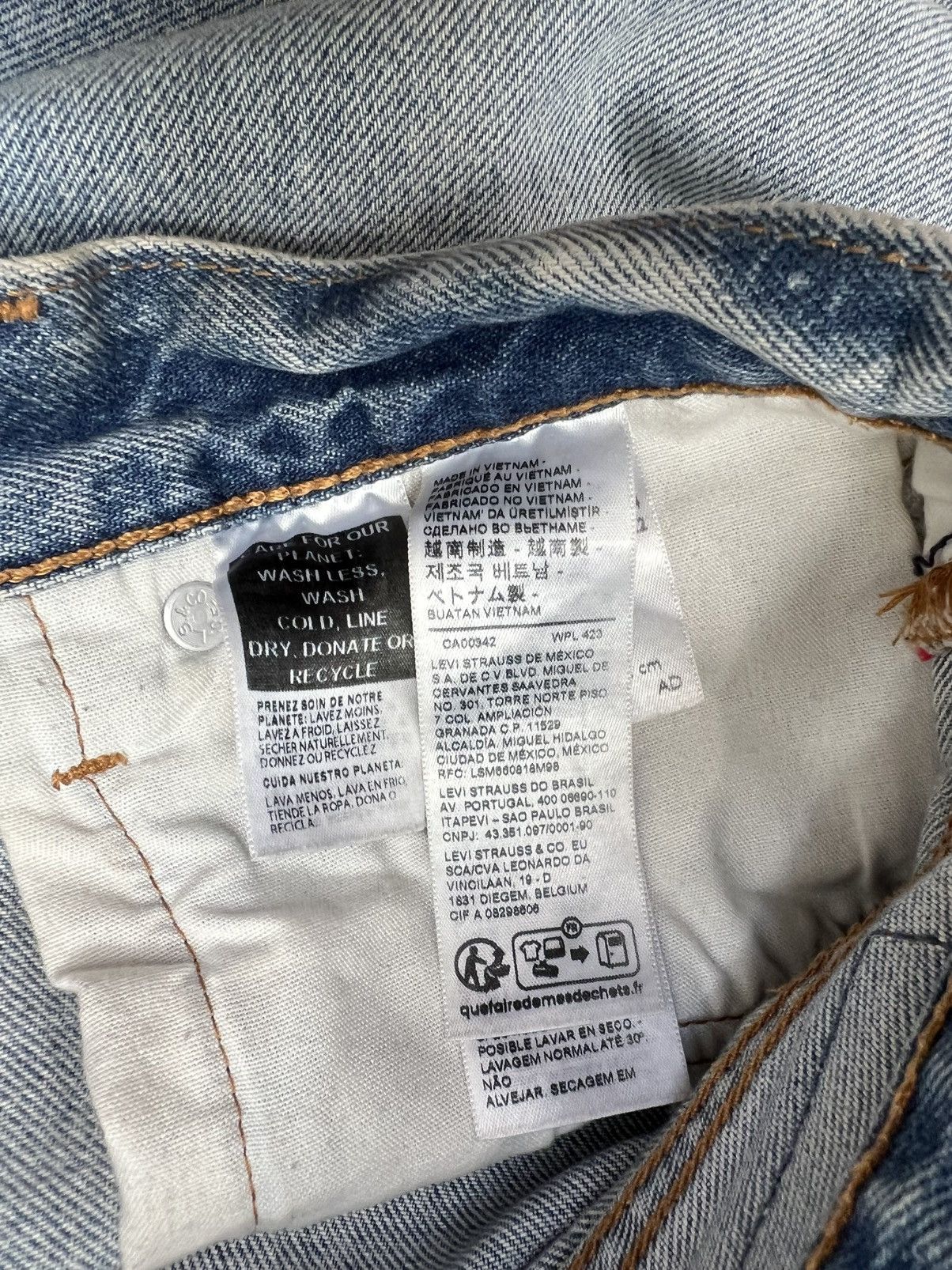 Levi's Levis 501 selvedge jeans Size 34" / US 12 / IT 48 - 4 Thumbnail
