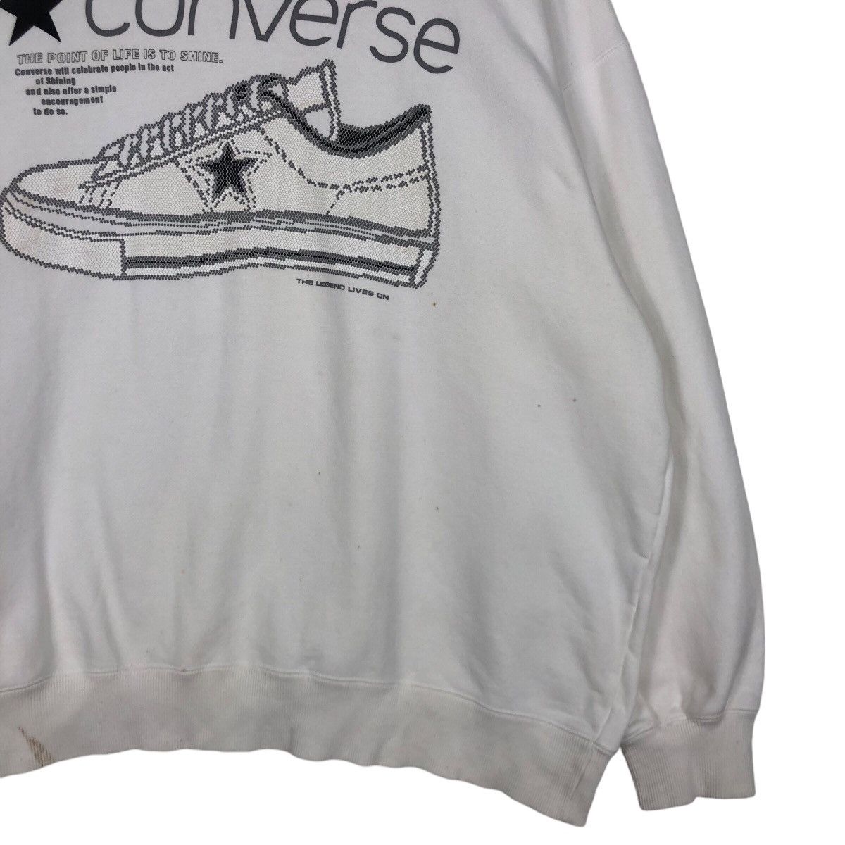 Converse × Vintage Vintage Converse All Star Sweatshirt XL Streetwear Size US XL / EU 56 / 4 - 4 Thumbnail