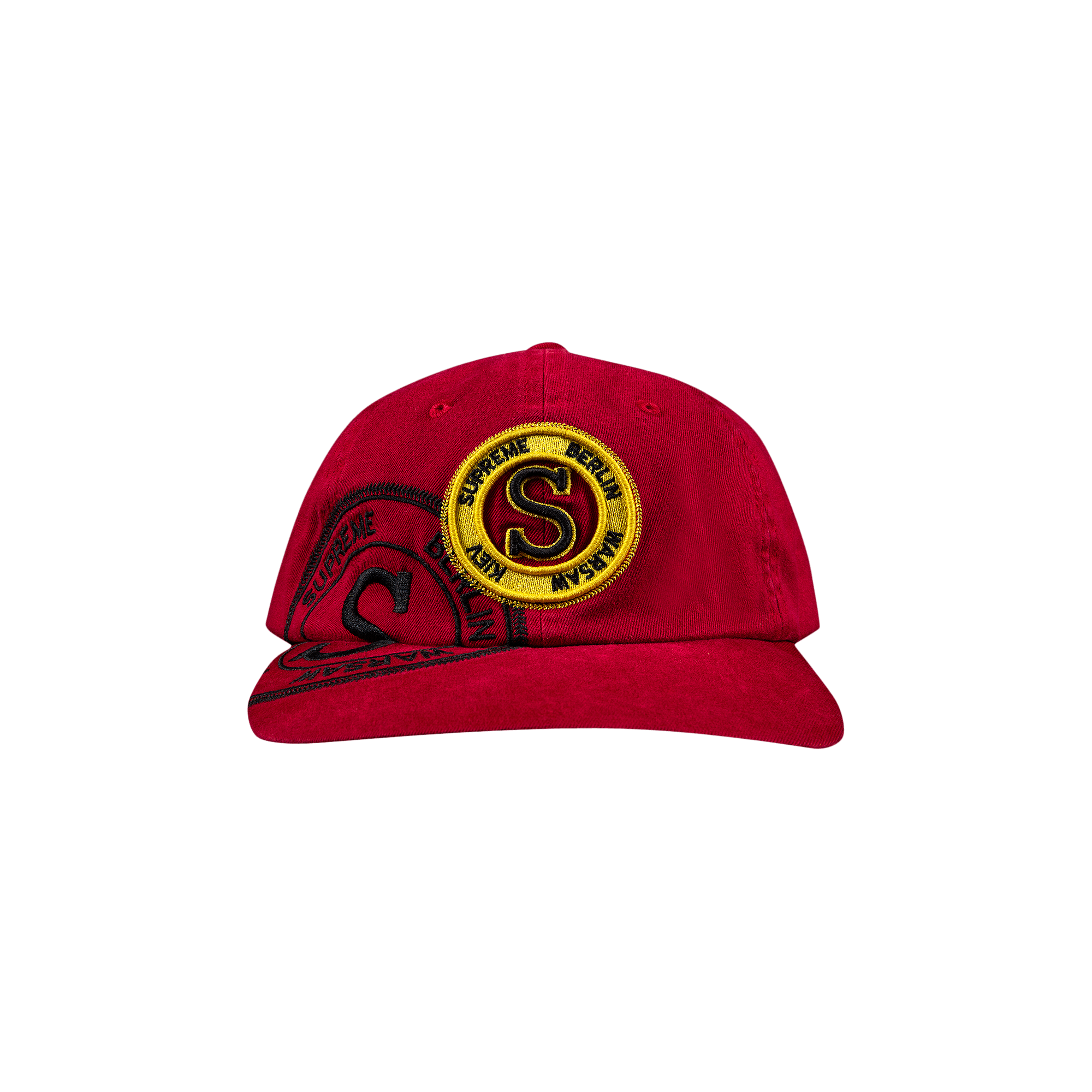 Supreme Supreme Patches 6 Panel Red | Grailed