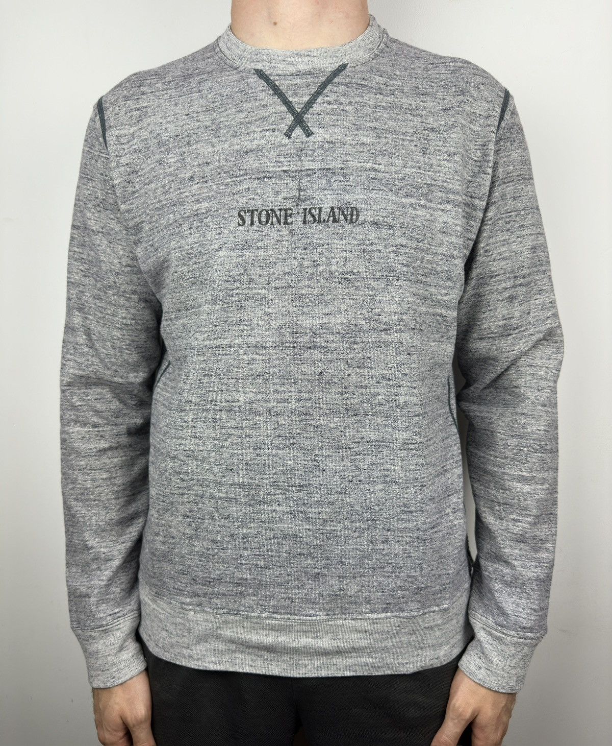 Stone Island Stone Island Big Logo Sweatshirt Crewneck Size US L / EU 52-54 / 3 - 5 Thumbnail