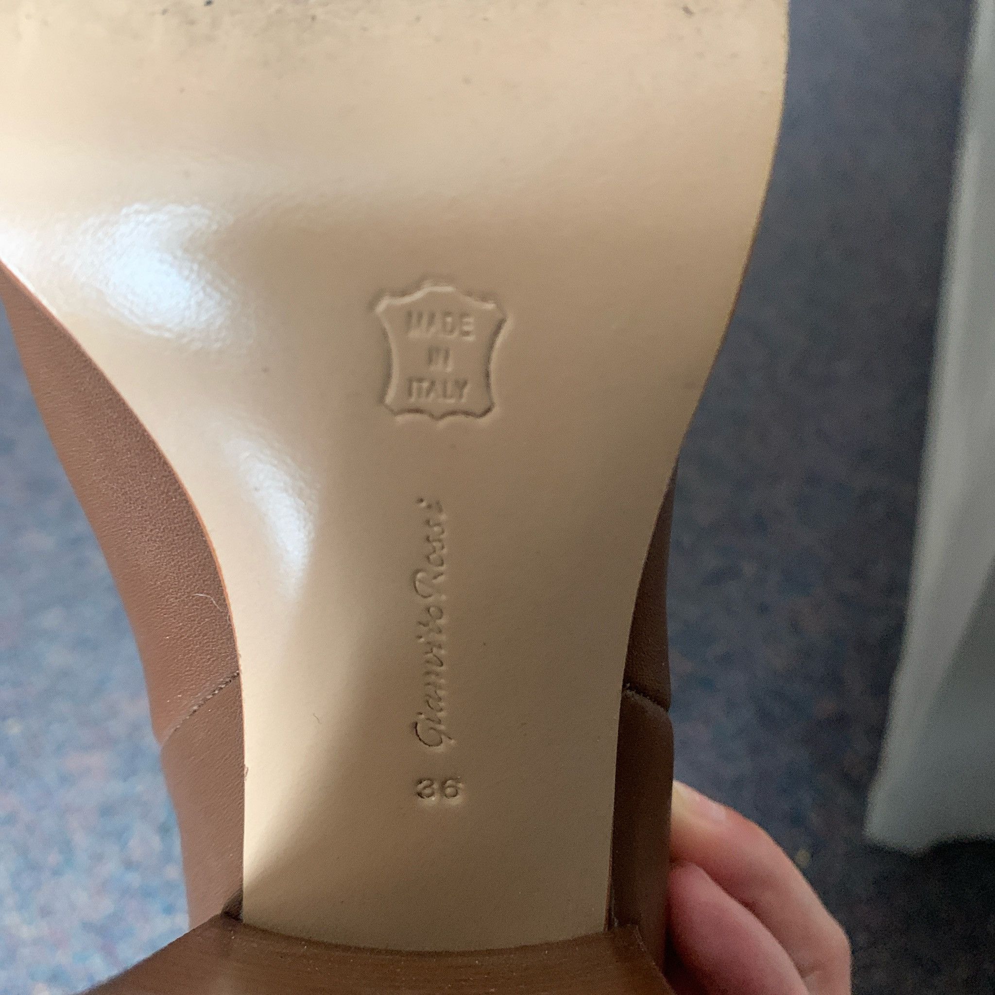 Gianvito Rossi Leather Thigh High Platform Boots Size US 6 / IT 36 - 4 Thumbnail