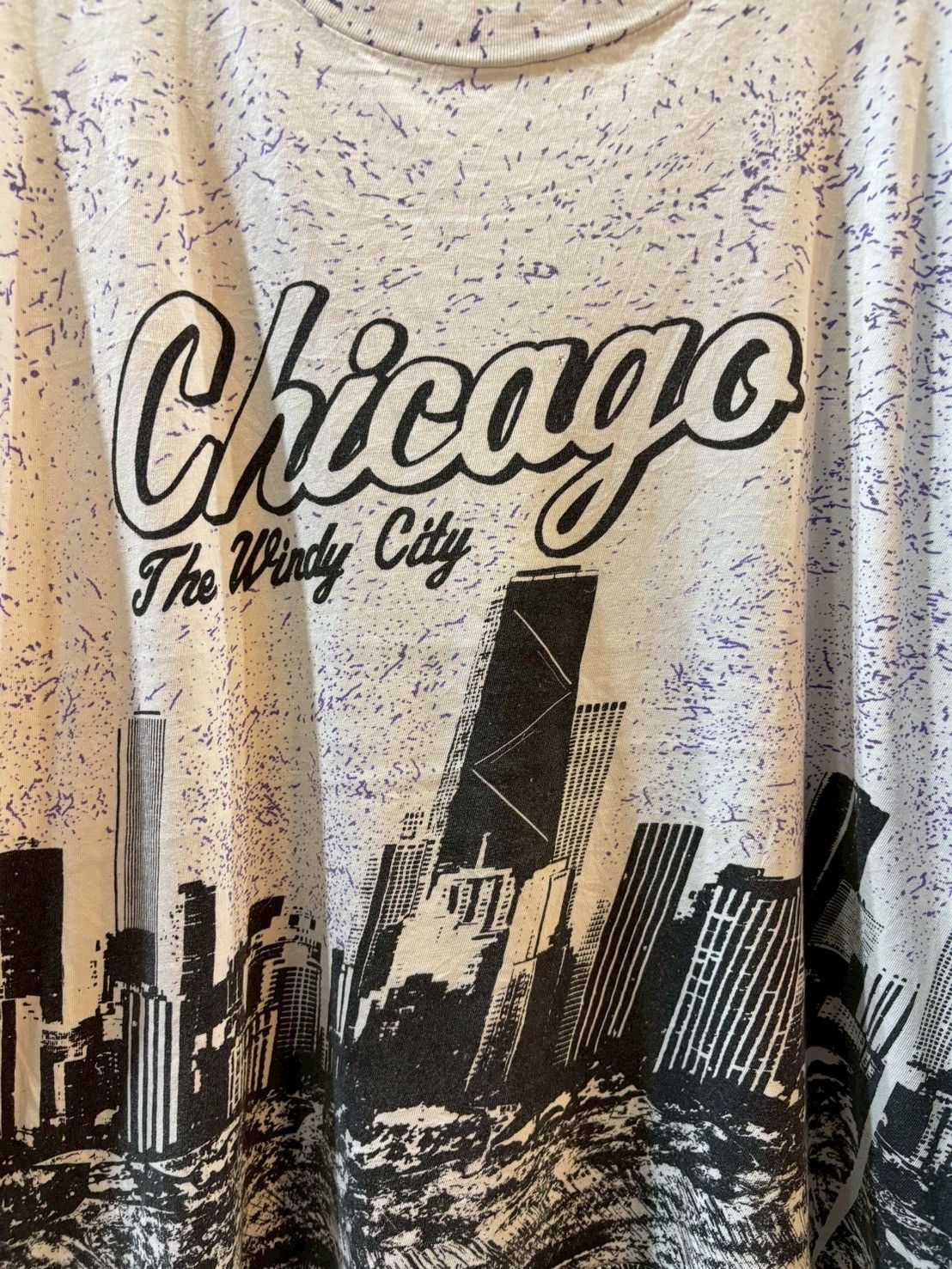 Vintage Vintage Chicago 90’s tee Size US XL / EU 56 / 4 - 2 Thumbnail