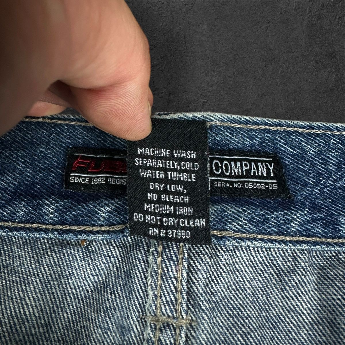 Fubu × Vintage Vintage Fubu Baggy Jeans Denim Rap Skate Pants w36 l34 Size US 36 / EU 52 - 9 Thumbnail