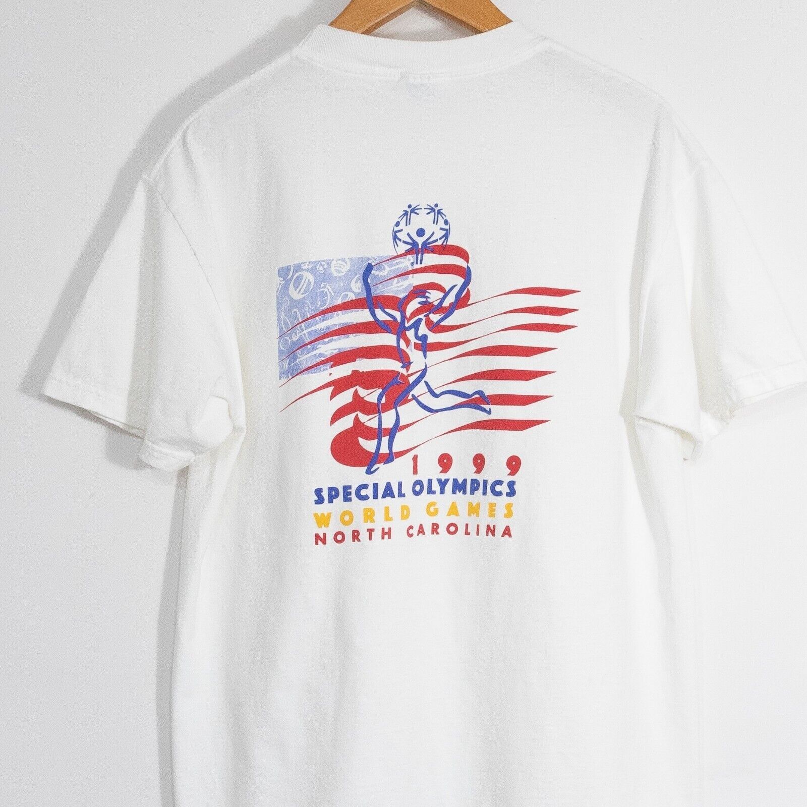 Vintage Vintage 90s Special Olympics Games T Shirt Large Distressed Size US L / EU 52-54 / 3 - 2 Thumbnail