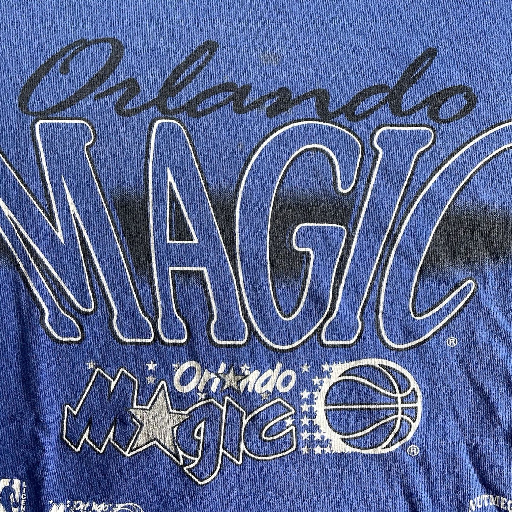 NBA VINTAGE NBA Orlando Magic Nutmeg Sport Shirt Mens Large Blue 90s Mens L Size US L / EU 52-54 / 3 - 5 Thumbnail