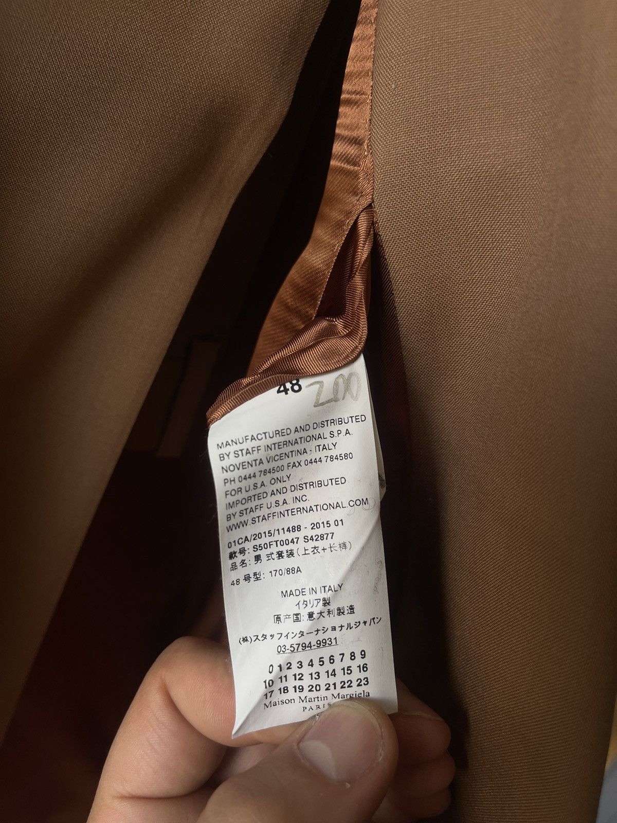 Maison Margiela Beautiful full SUIT from Margiela “14” SIZE48 Size 38L - 3 Thumbnail