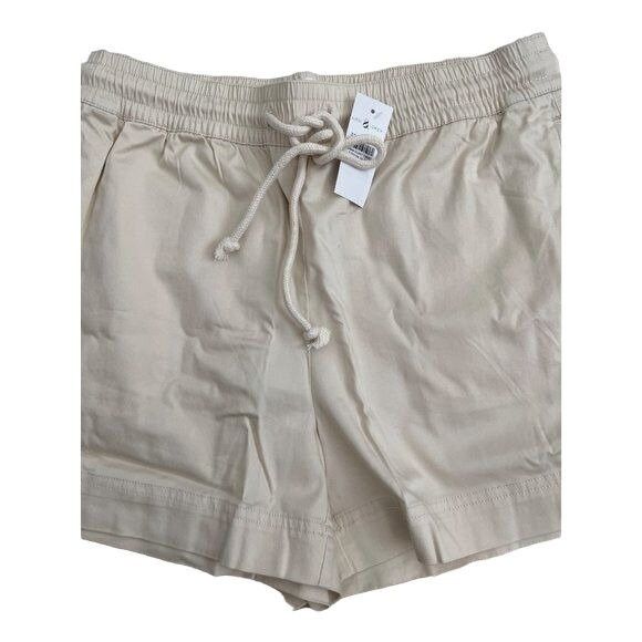 Lou & Grey Lou & Grey Drawstring Elastic Waist Shorts Crisp Coconut Col Size 27" / US 4 / IT 40 - 2 Thumbnail