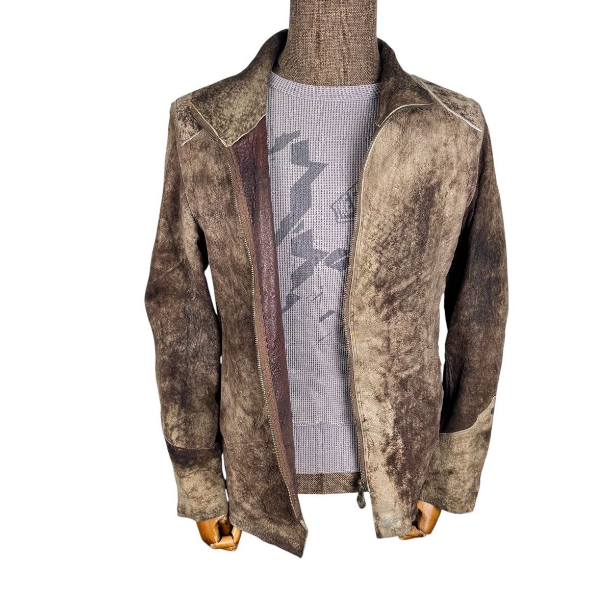 Obelisk 🔥OBELISK JAPAN SHEEP LEATHER JACKET Size US M / EU 48-50 / 2 - 3 Thumbnail