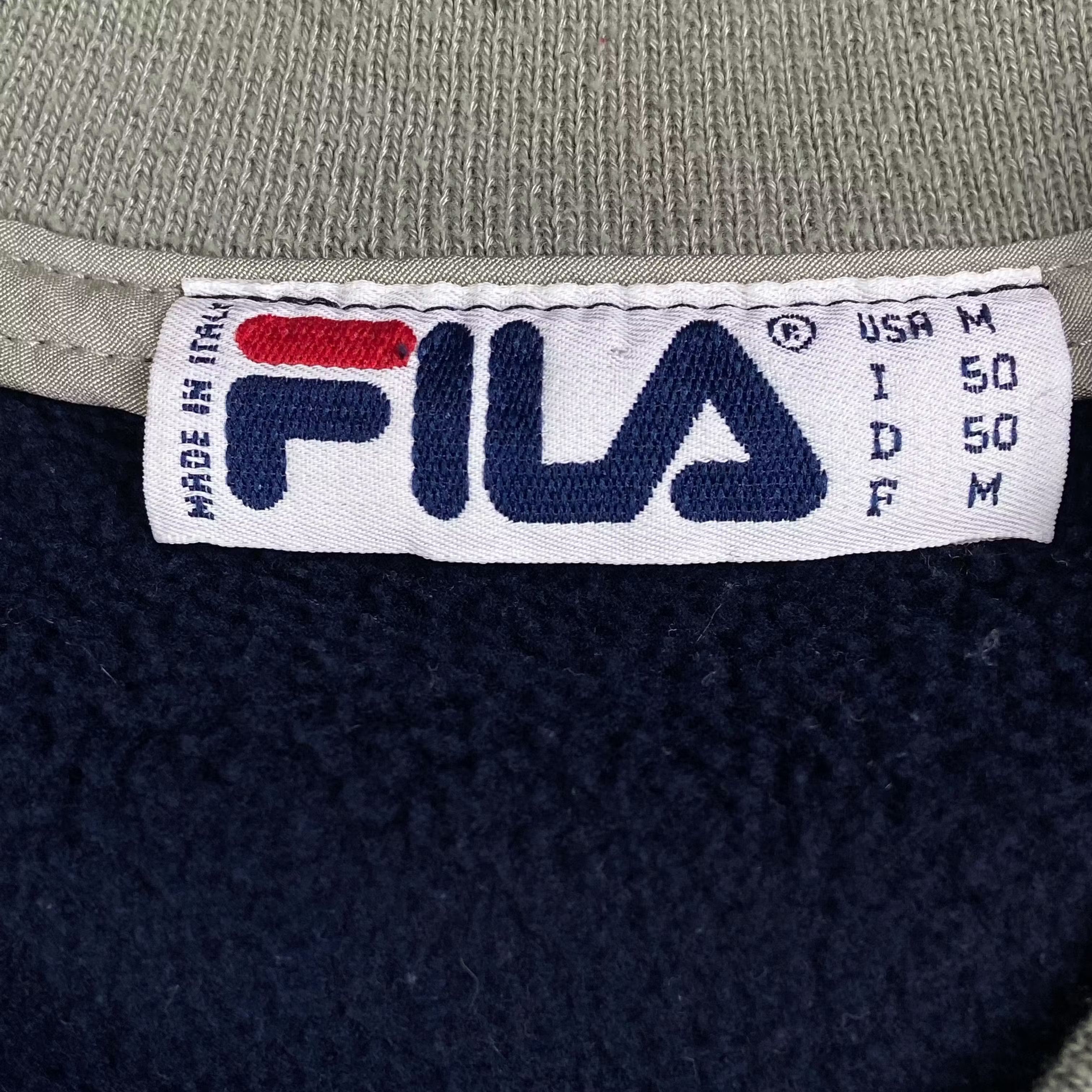 Fila × Vintage Mens Fleece Sweatshirt Fila Vintage Size M Size US M / EU 48-50 / 2 - 4 Thumbnail
