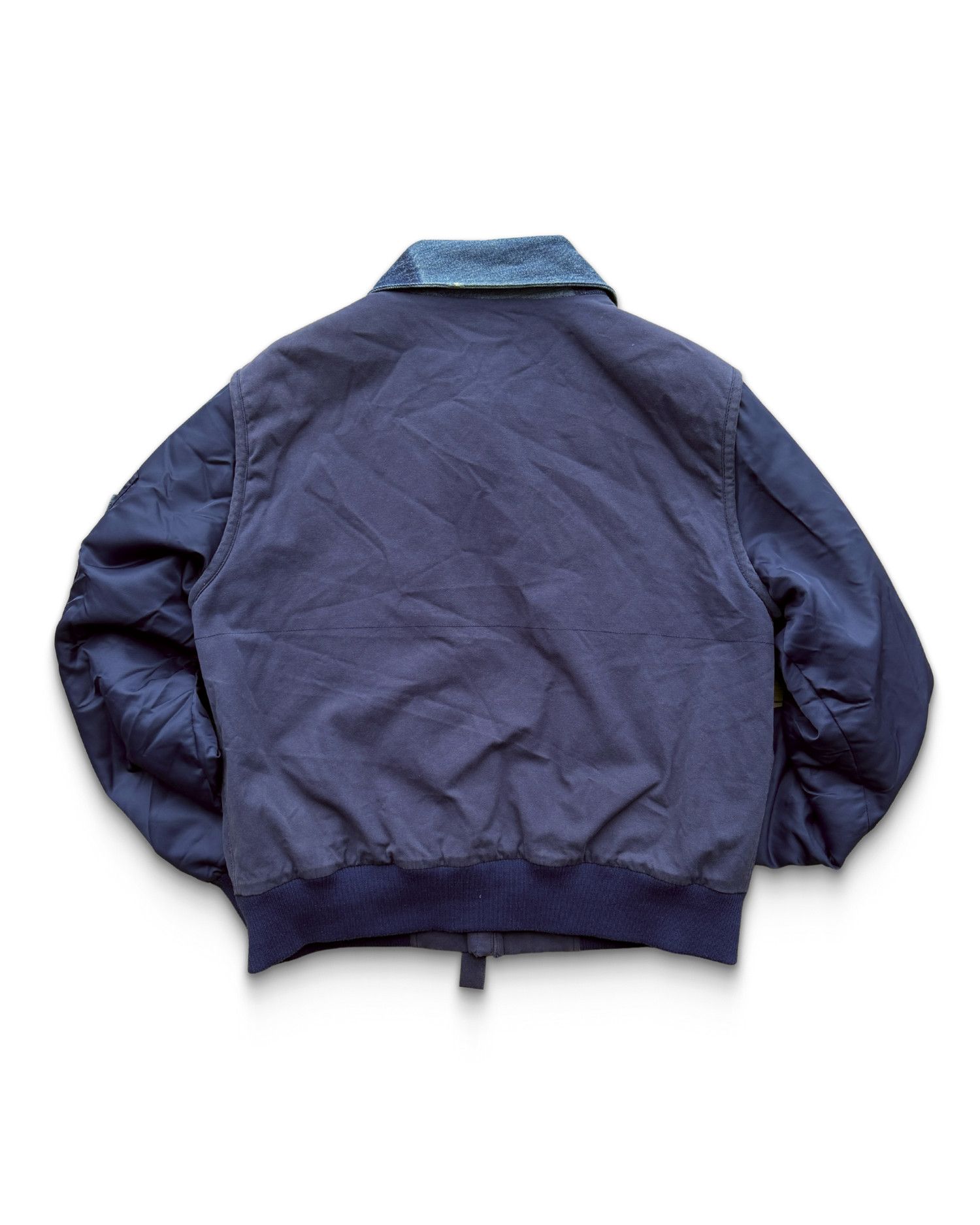 Ojardorf Ofiles 5-pocket Indigo Denim Bomber Jacket Size US L / EU 52-54 / 3 - 3 Thumbnail