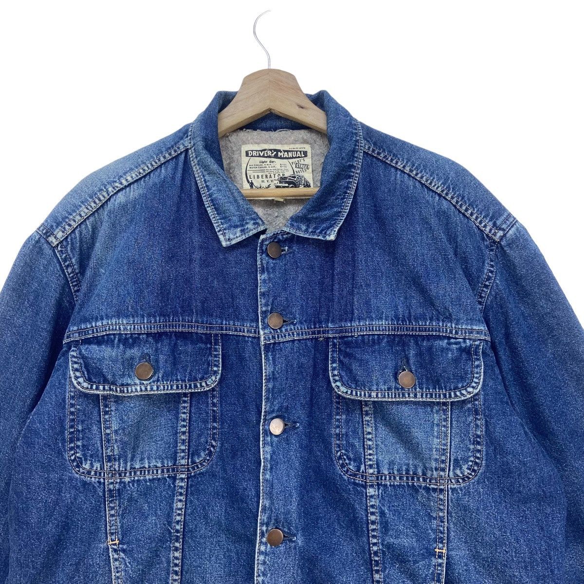 Japanese Brand Vtg G.L Heart Lansing Driver’s Manual Denim Trucker Jacket Size US M / EU 48-50 / 2 - 6 Thumbnail