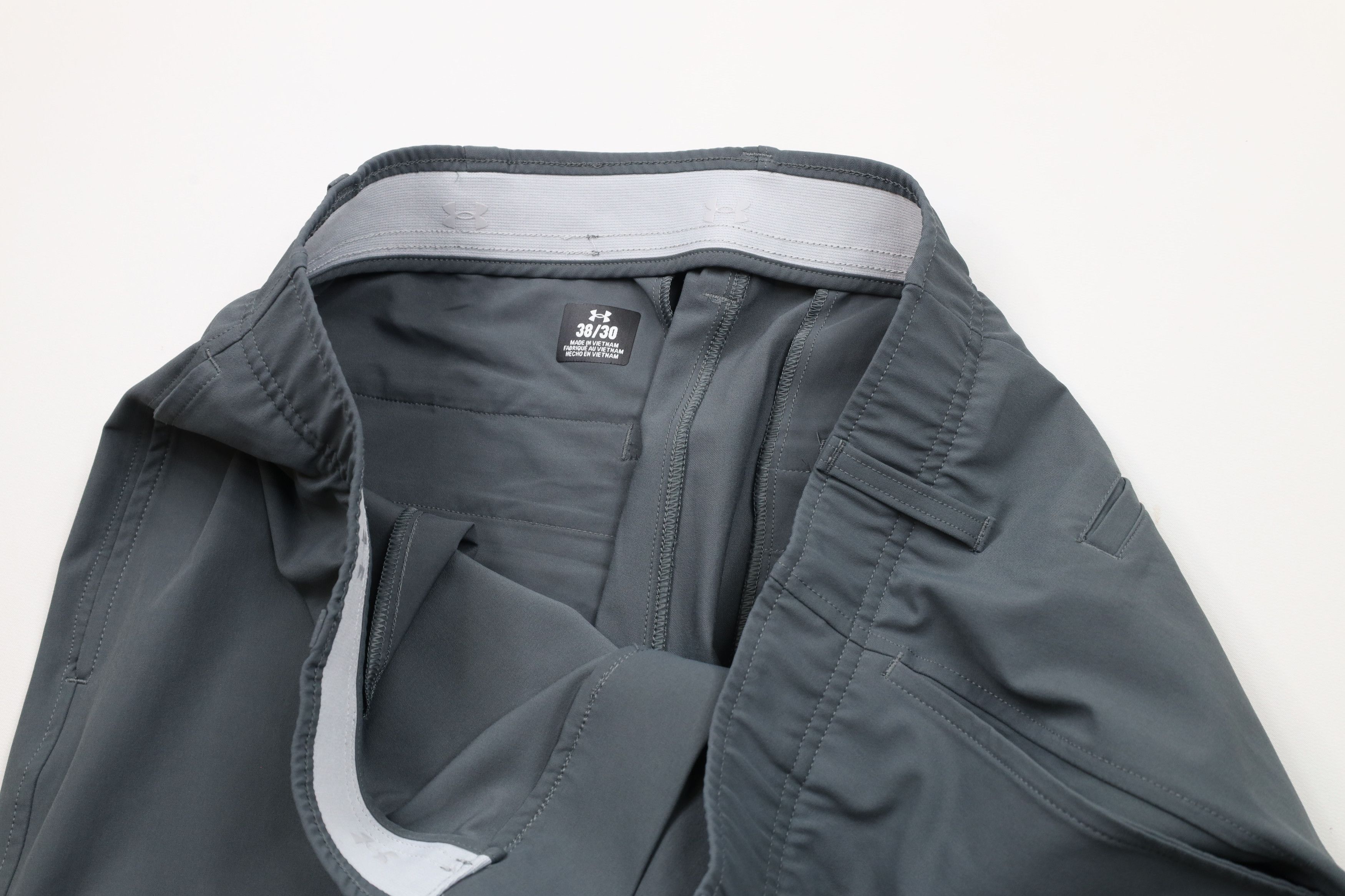 Under Armour × Vintage Under Armour Stretch Tech Golfing Golf Chino Pants Gray Size US 38 / EU 54 - 6 Thumbnail