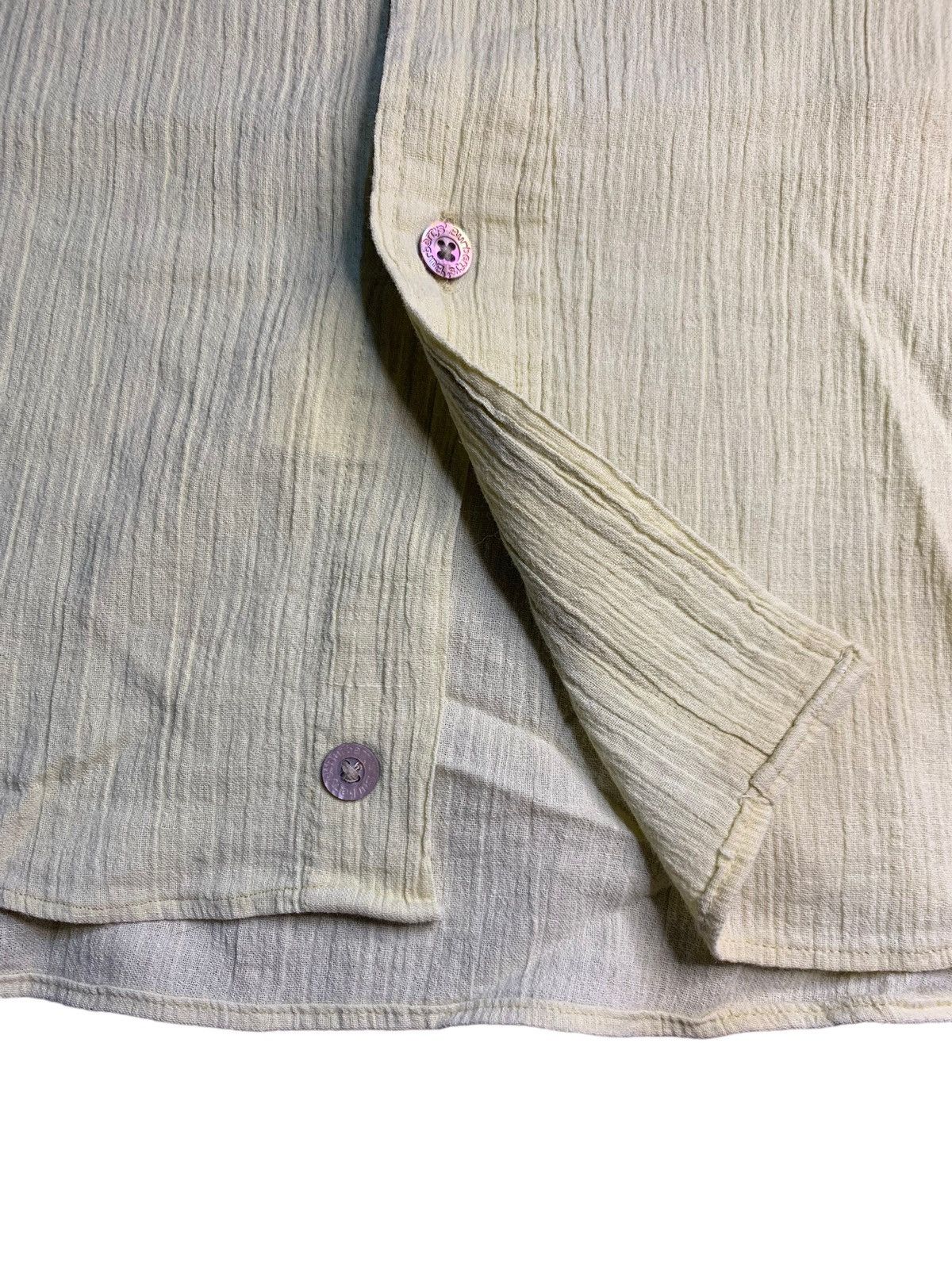 Burberry × Vintage Vintage burberrys pleated shirt Size US XL / EU 56 / 4 - 4 Thumbnail