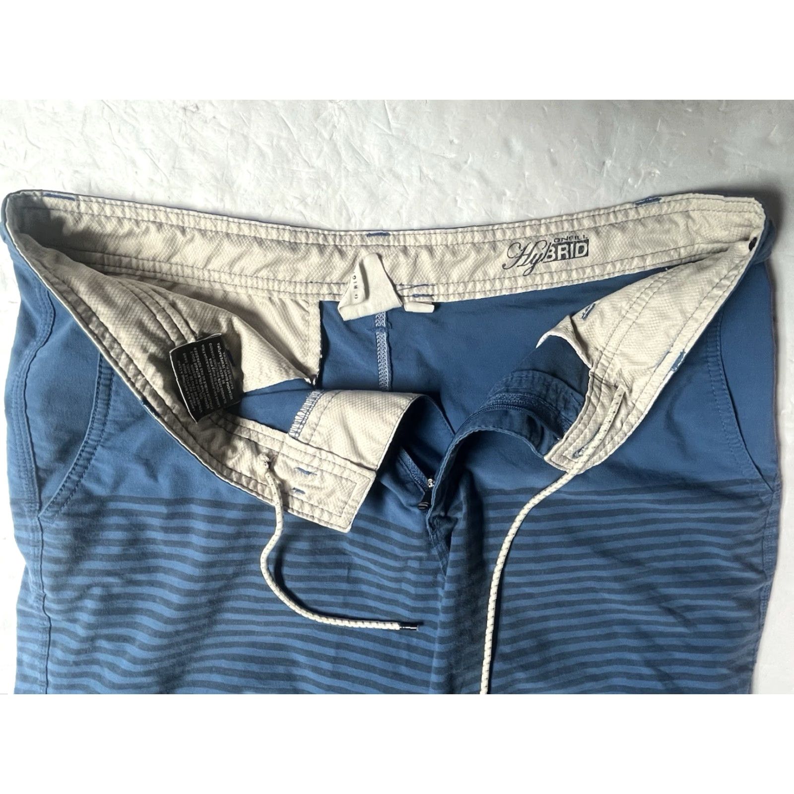 O'Neill O'Neill Shorts Blue Stripe Hybrid Walk Chino Golf Casual Beach Men’s 32 Size US 32 / EU 48 - 7 Thumbnail