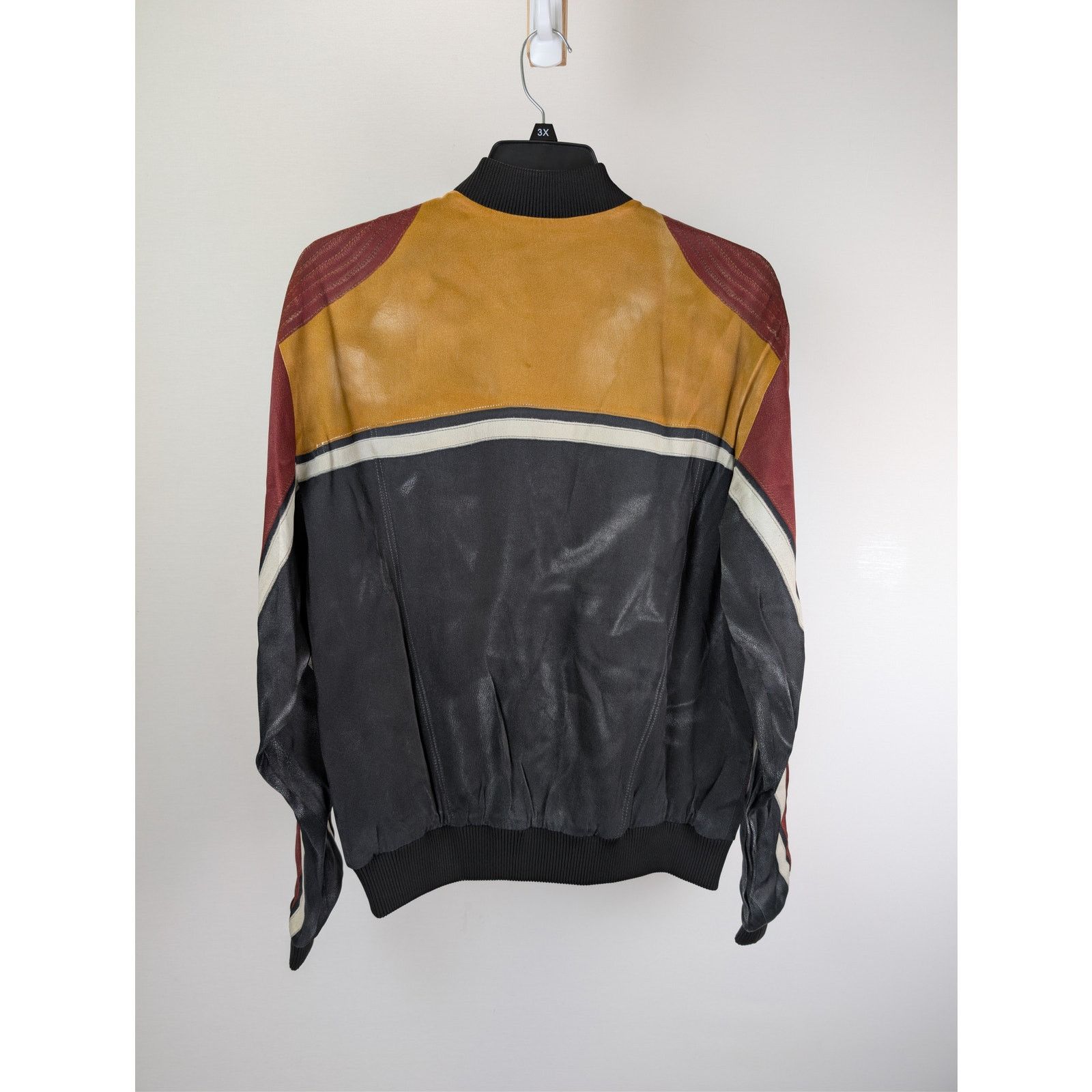Diesel o1rshd1 J-Moll printed bomber jacket black, red, and yellow Size US L / EU 52-54 / 3 - 11 Thumbnail