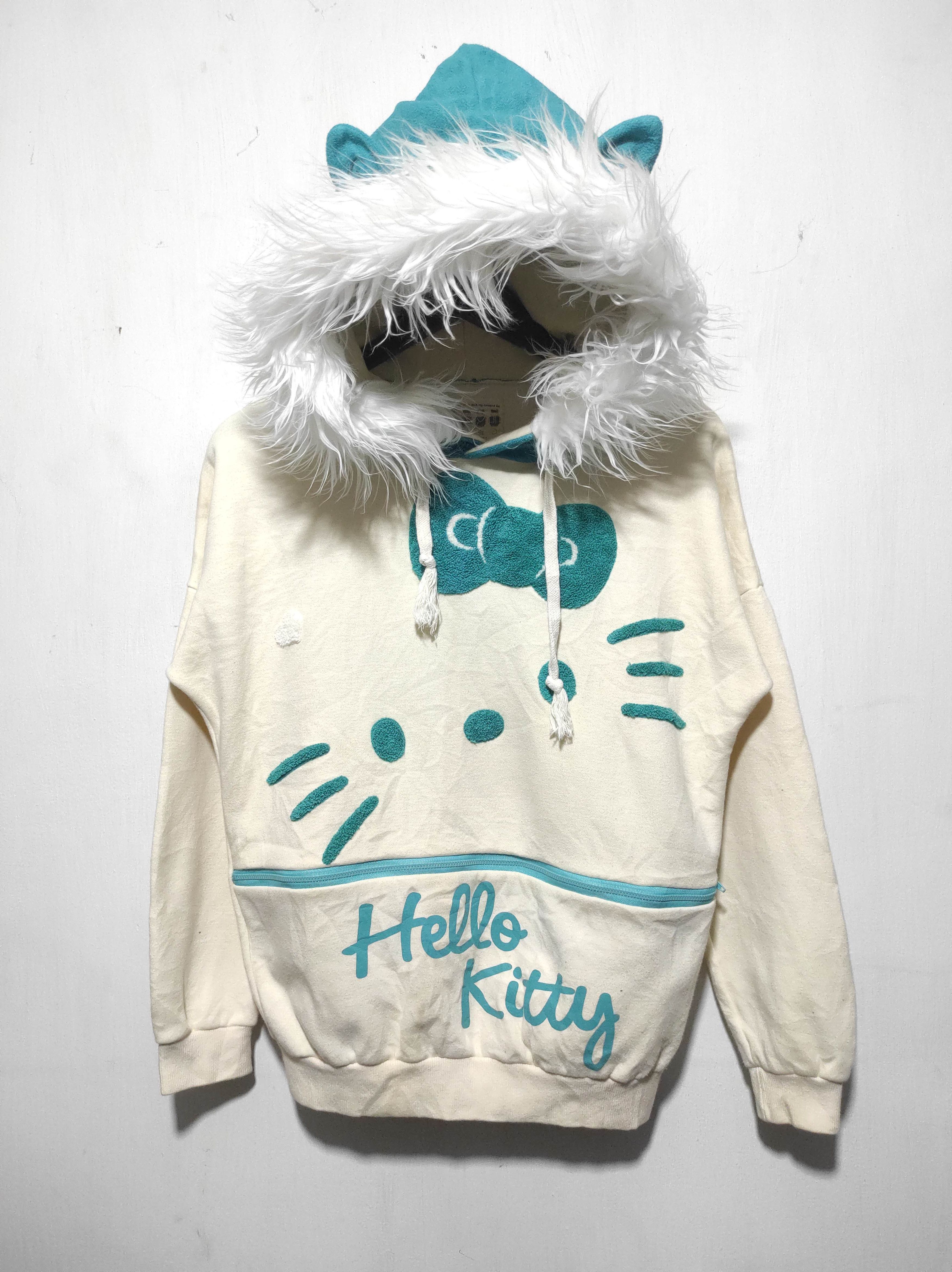 Anime Hello Kitty Fur Hoodie IfSixWasNine LGB style Size S / US 4 / IT 40 - 2 Thumbnail