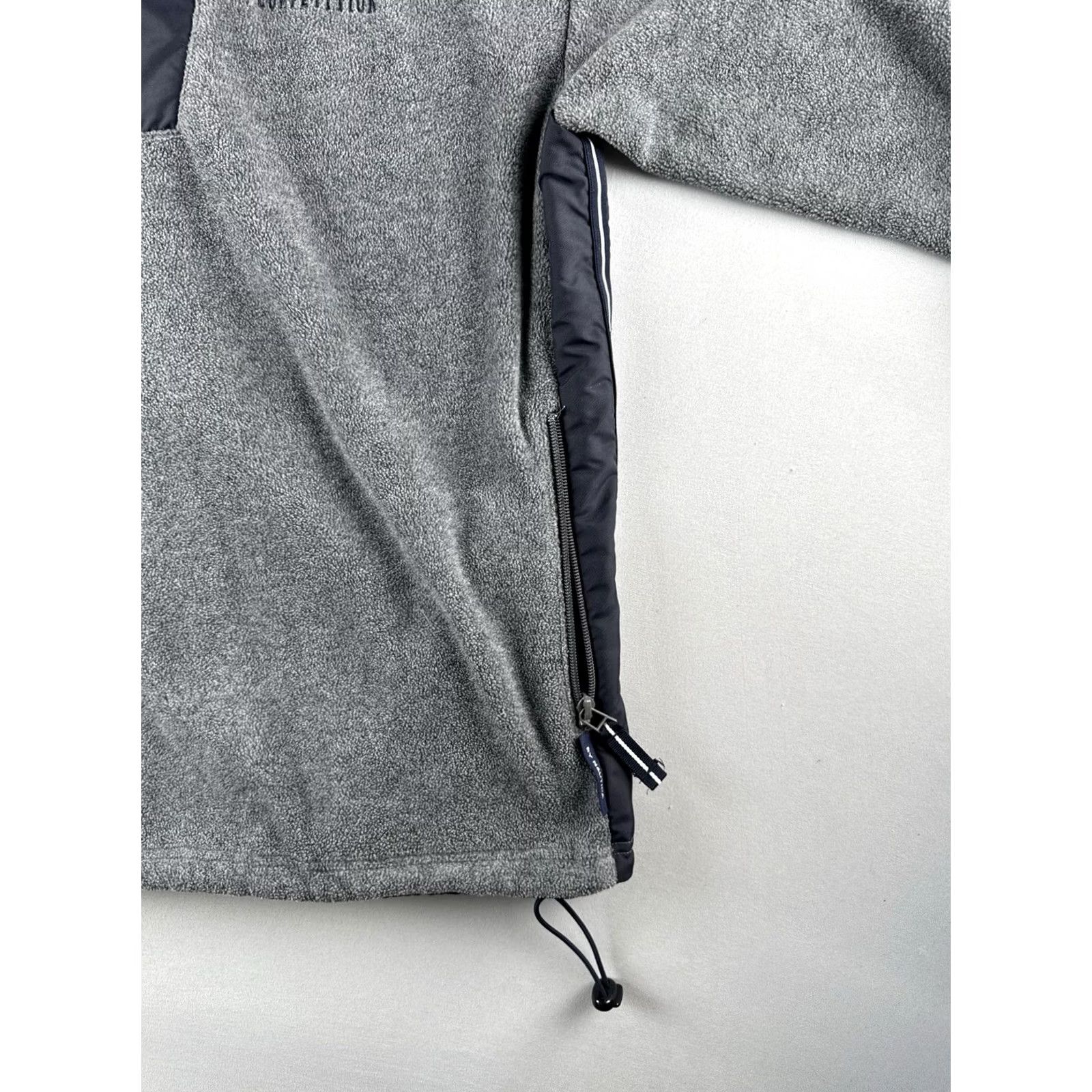 Nautica VINTAGE Nautica Competition Pullover Sweatshirt NauTech Fleece Quarter Zip USA Made Gray XL Mens Size US XL / EU 56 / 4 - 5 Thumbnail
