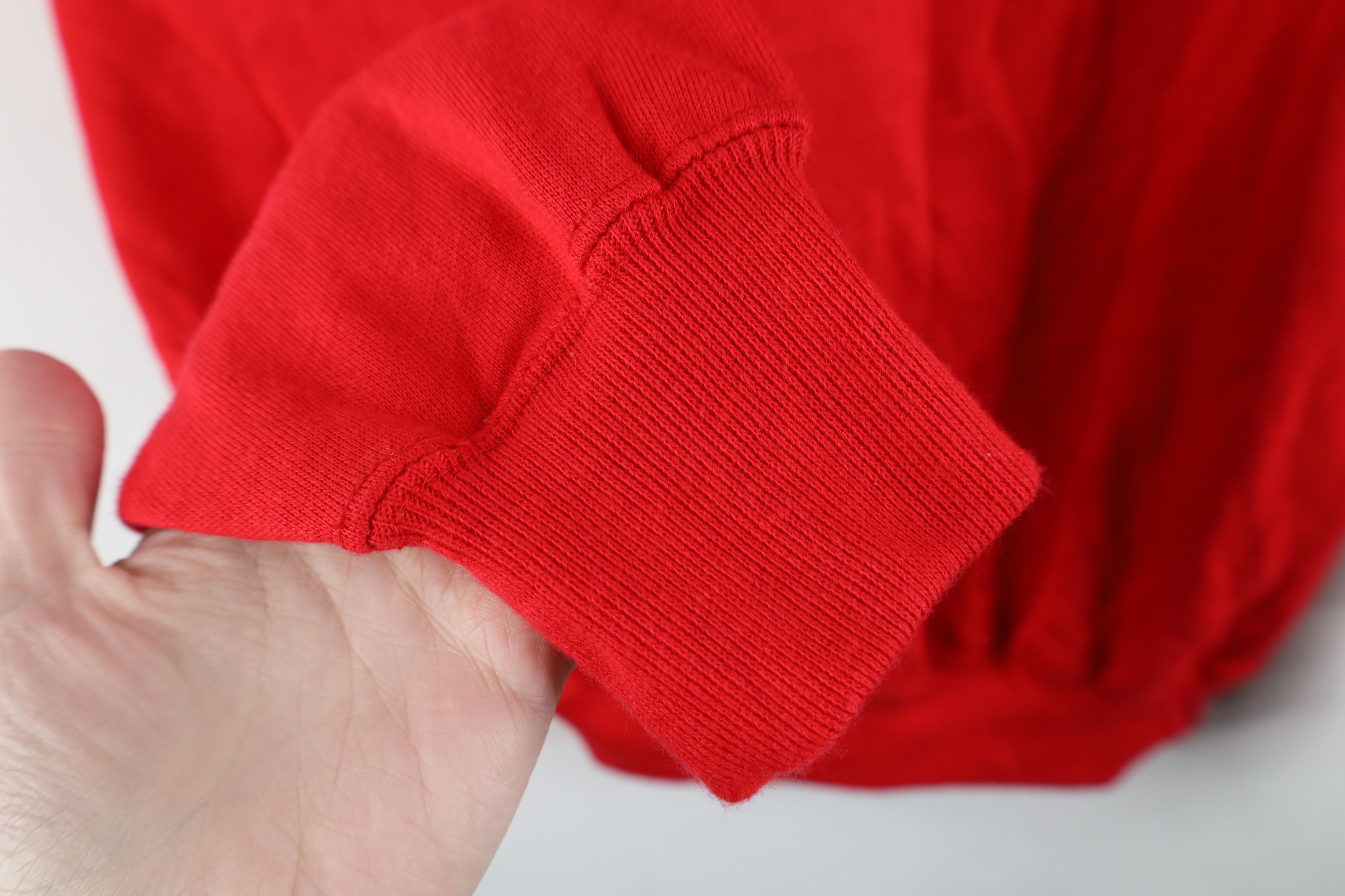 Vintage Deadstock Vintage 70s Streetwear Crewneck Sweatshirt Red Size US L / EU 52-54 / 3 - 8 Thumbnail