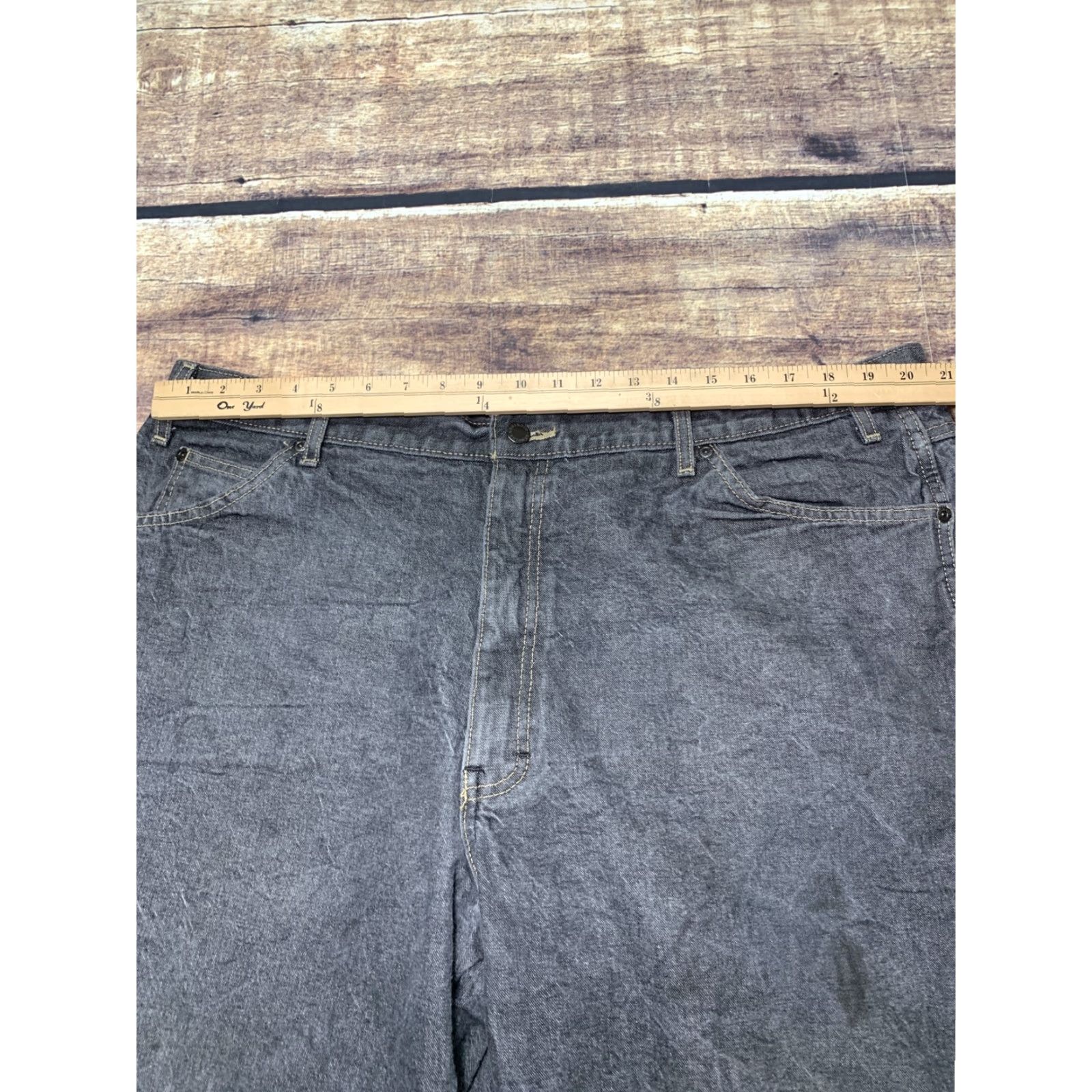 Dickies Dickies Denim Work Shorts Size 42 Loose Fit ER305BK Black Tool Pockets Mens Shorts Navy? Size US 42 / EU 58 - 6 Thumbnail