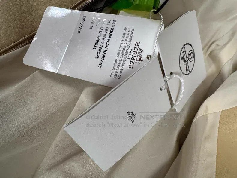 Hermes Hermes Leather Jacket Size XXS / US 00 / IT 34 - 5 Thumbnail