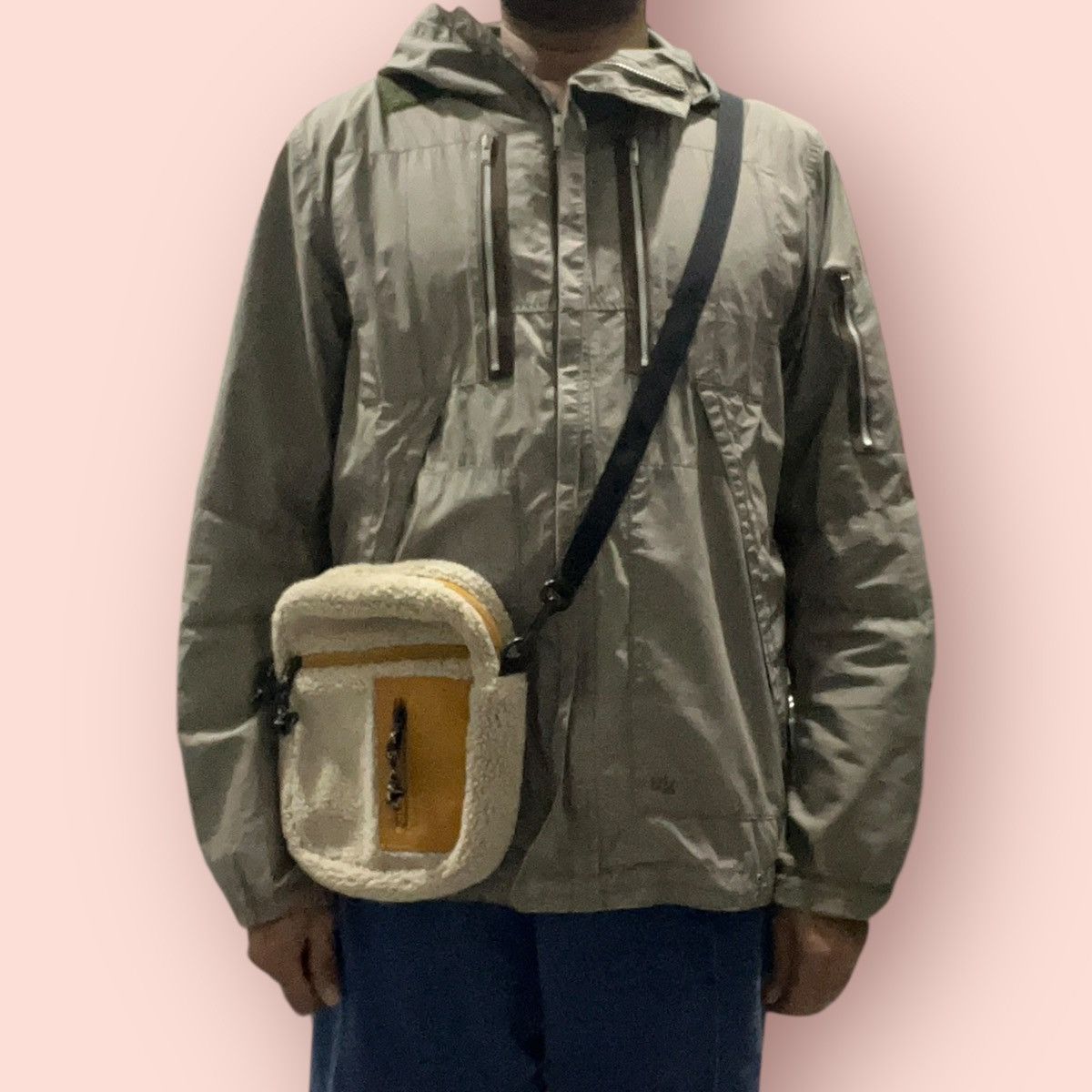 Japanese Brand × Studio Seven RARE STUDIO CLIP JAPAN FLEECE CROSSBODY SHOULDER BAG Size ONE SIZE - 21 Thumbnail