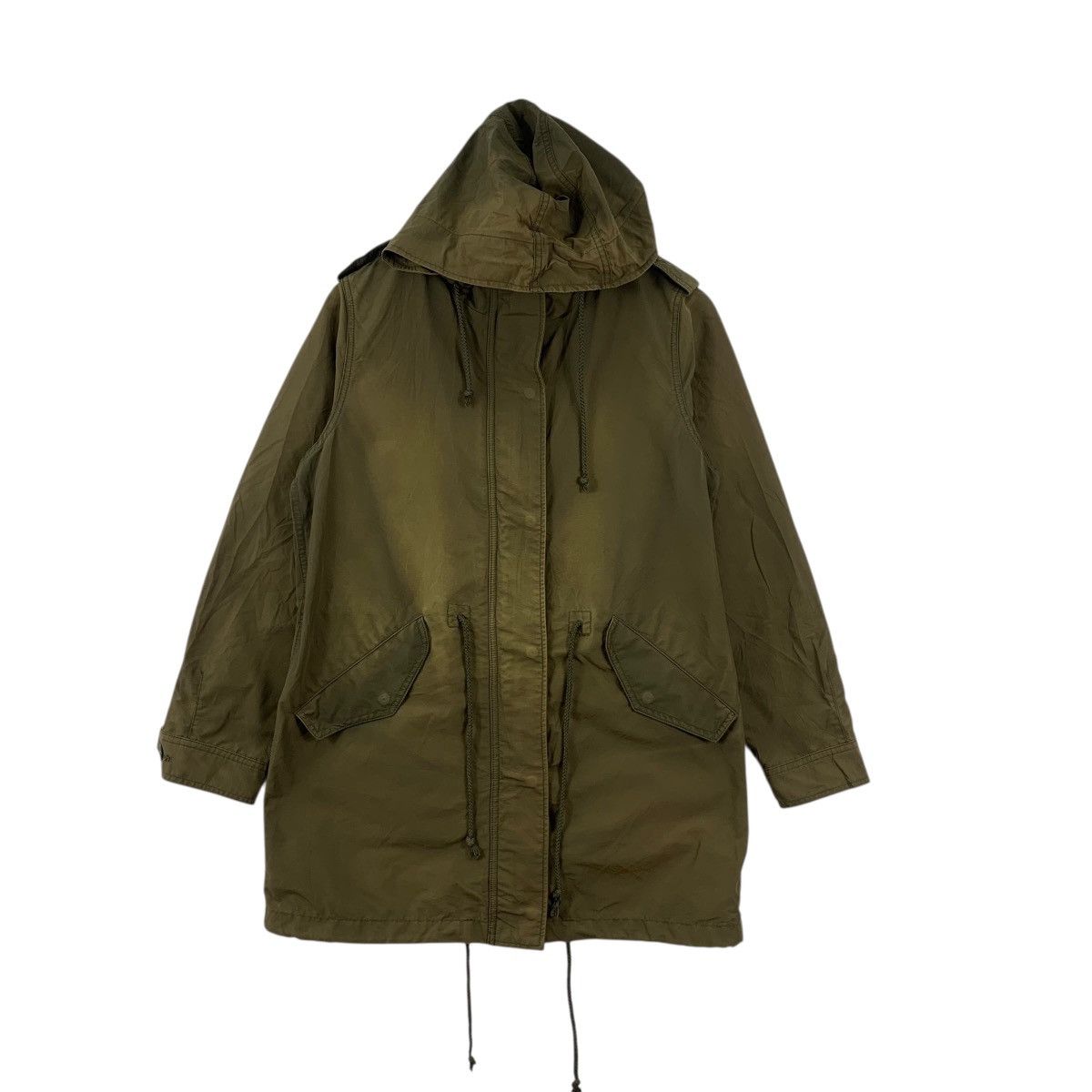 Muji MUJI LABO JAPAN Natural Sun Faded Design Parka Jacket Trench Size M / US 6-8 / IT 42-44 - 3 Thumbnail