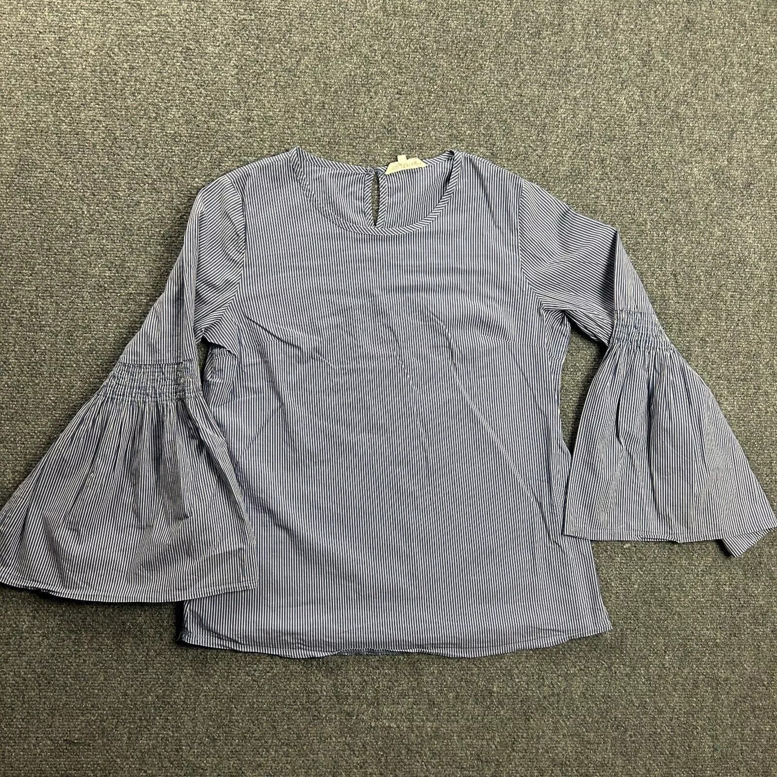 Other Solitaire Blouse Womens Medium Striped Casual Flare Sleeves Size M / US 6-8 / IT 42-44 - 1 Thumbnail