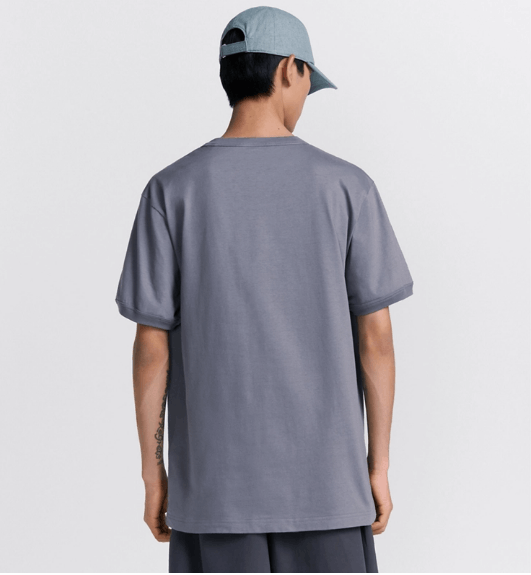 Dior o1w1db10525 493J64 Relaxed-Fit T-Shirt in Gray Size US M / EU 48-50 / 2 - 5 Thumbnail