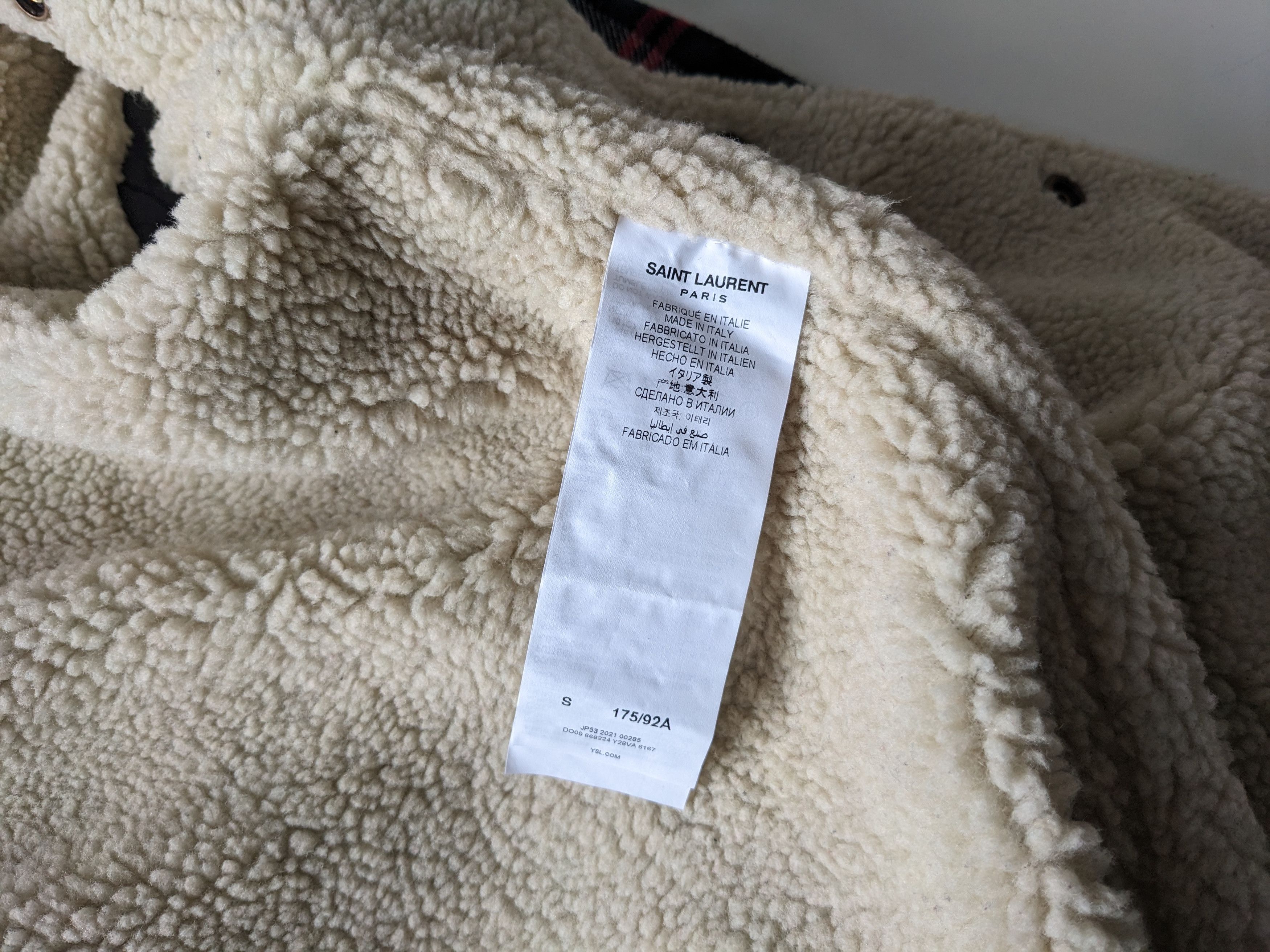 Saint Laurent Paris Saint Laurent Sherpa Lined Western Overshirt Jacket Size US S / EU 44-46 / 1 - 17 Thumbnail