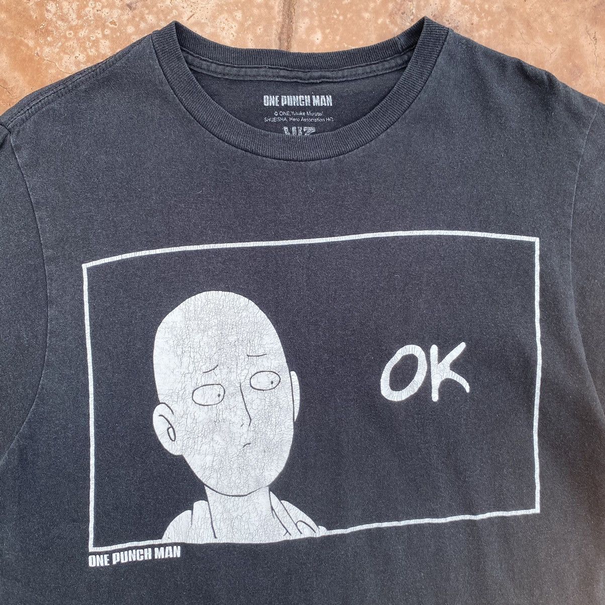 Anime Thrashed Faded One Punch Man Anime ERD GRUNGE T-SHIRT Size US M / EU 48-50 / 2 - 3 Thumbnail