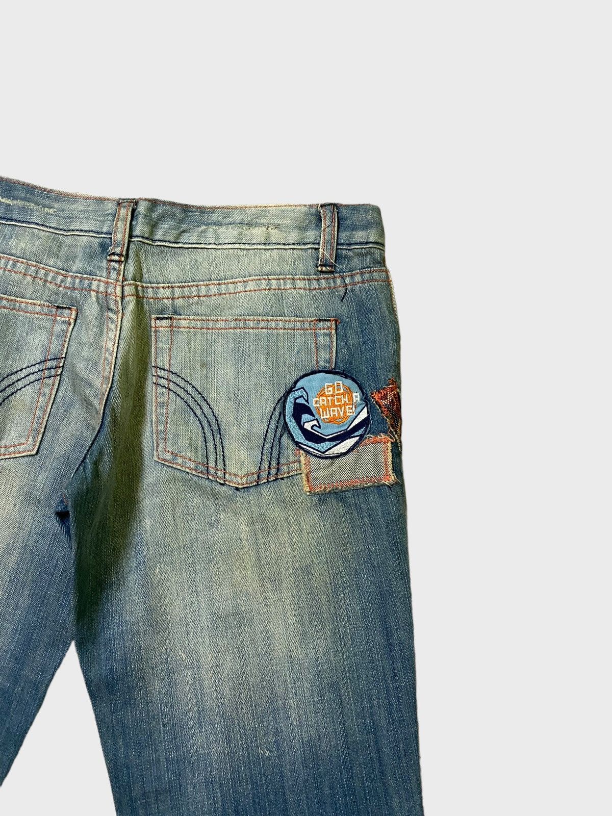 Hysteric Glamour × If Six Was Nine × Japanese Brand Flared W.M.Y.H Patches Kapital Style Low Rise Denim Jeans Size US 29 - 10 Thumbnail