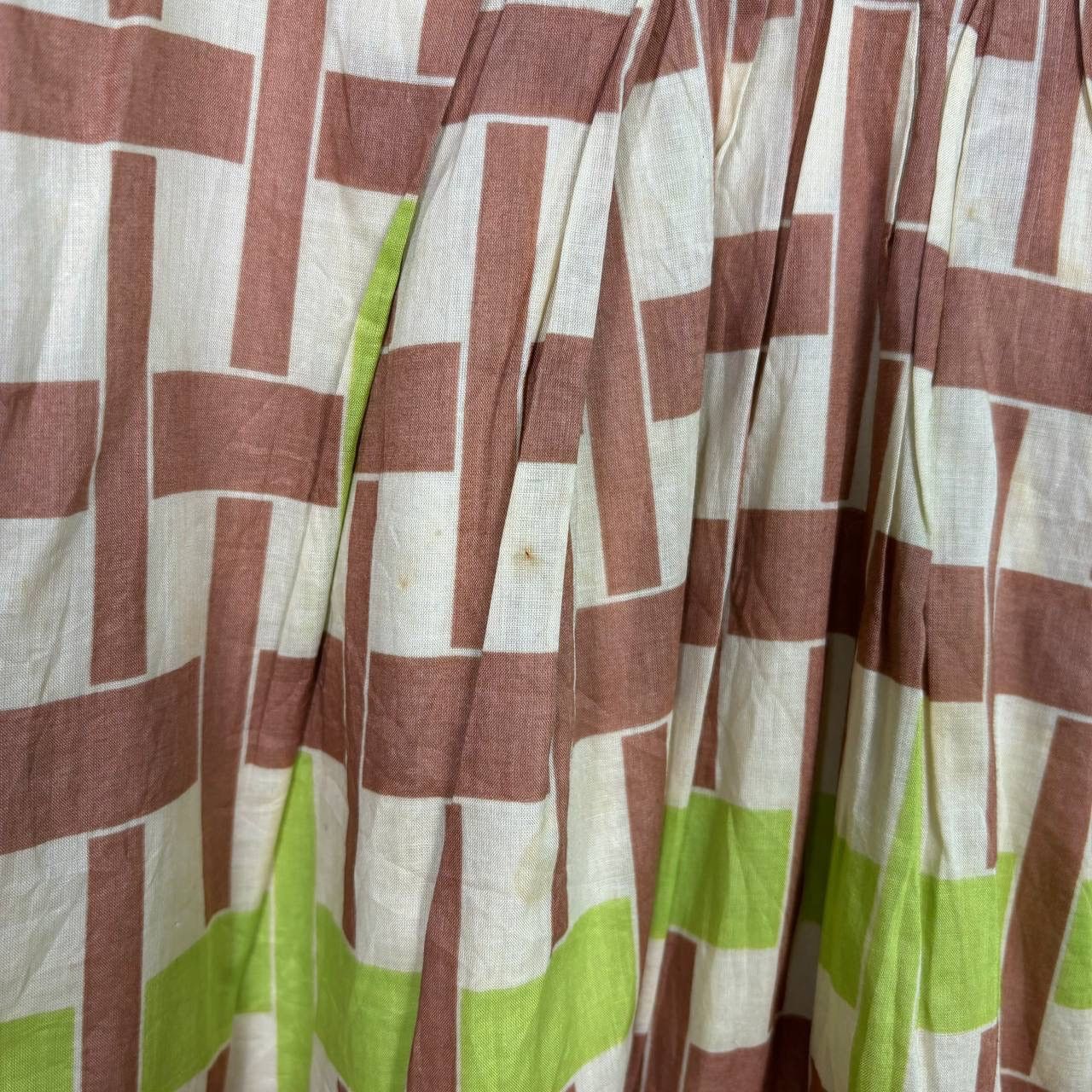 Marni Marni Pleated Geometric Print Skirt Italy Size 40 Cotton Size 28" / US 6 / IT 42 - 8 Thumbnail
