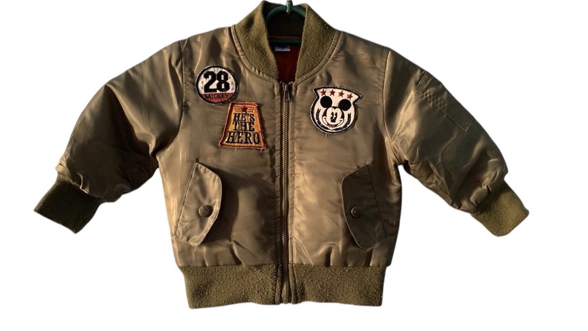Mickey Mouse Bomber kids Mickey Mouse military jacket Size US XXS / EU 40 - 4 Thumbnail