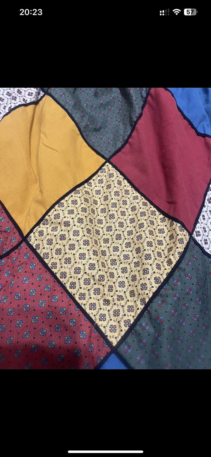 Vintage Souleiado Vintage 70s French Patchwork Maxi Skirt size S Size 24" / US 00 / IT 34 - 7 Thumbnail