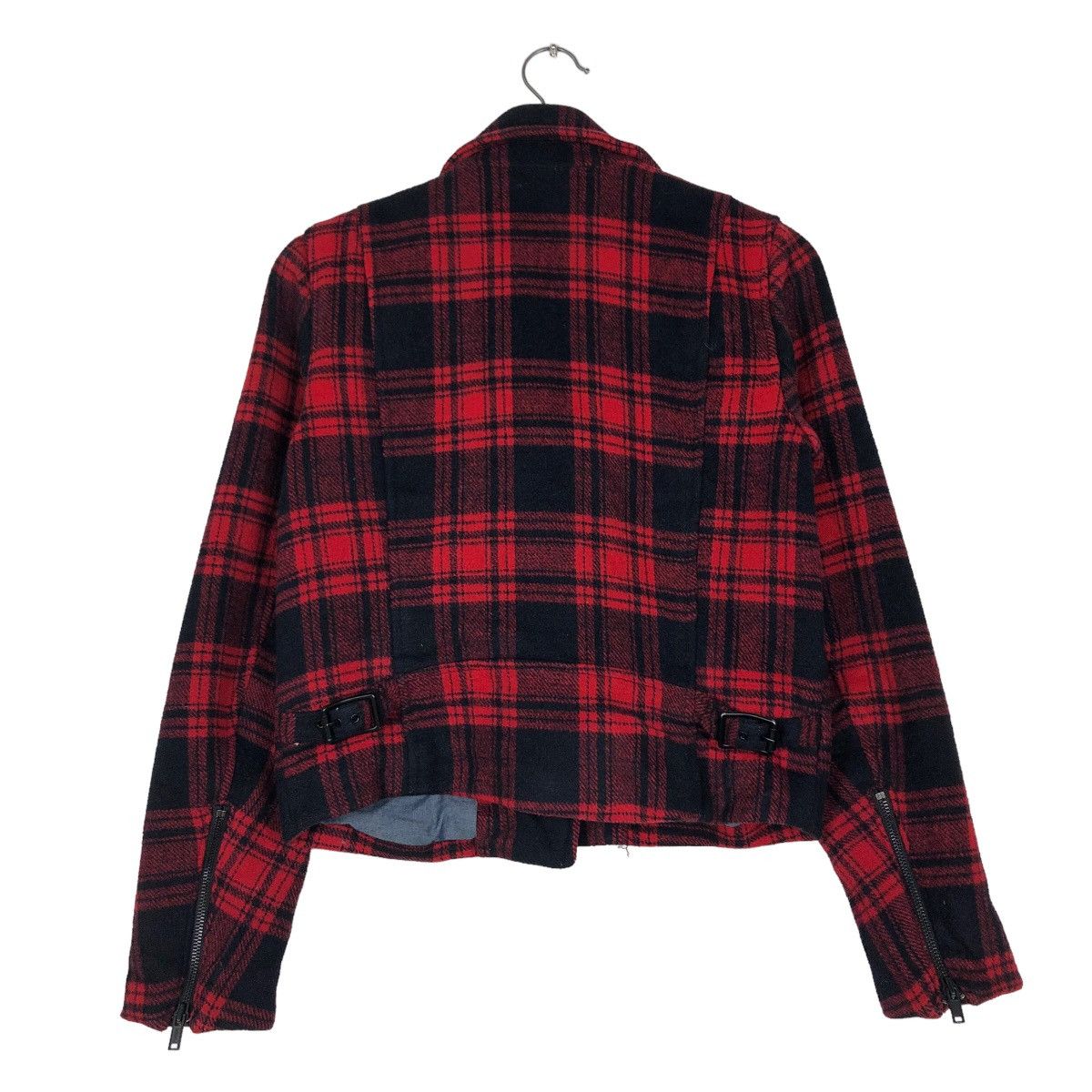 Japanese Brand 🔥Cropped Biker Jacket Gap Japan Issey Miyake Double Breast Size US XS / EU 42 / 0 - 8 Thumbnail