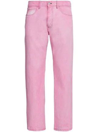 image of Marni O1W1Db10524 Straight Rise Jeans In Pink, Men's (Size 30)